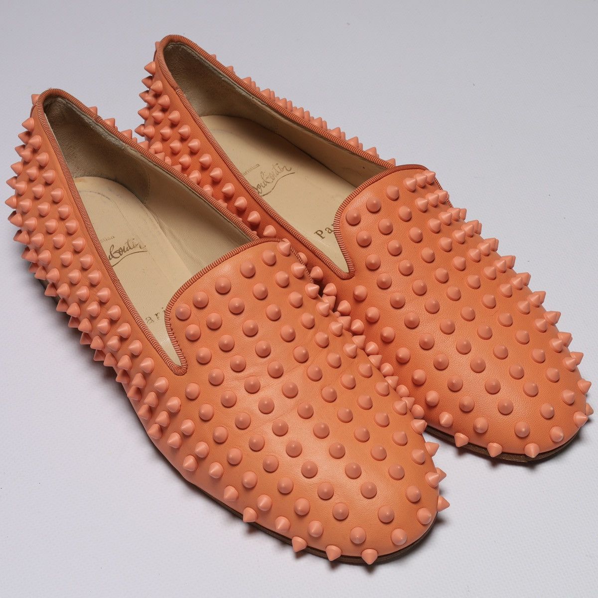 Christian Louboutin Christian Louboutin Spike Patent Loafers Shoes Size US 8 / EU 41 - 2 Thumbnail