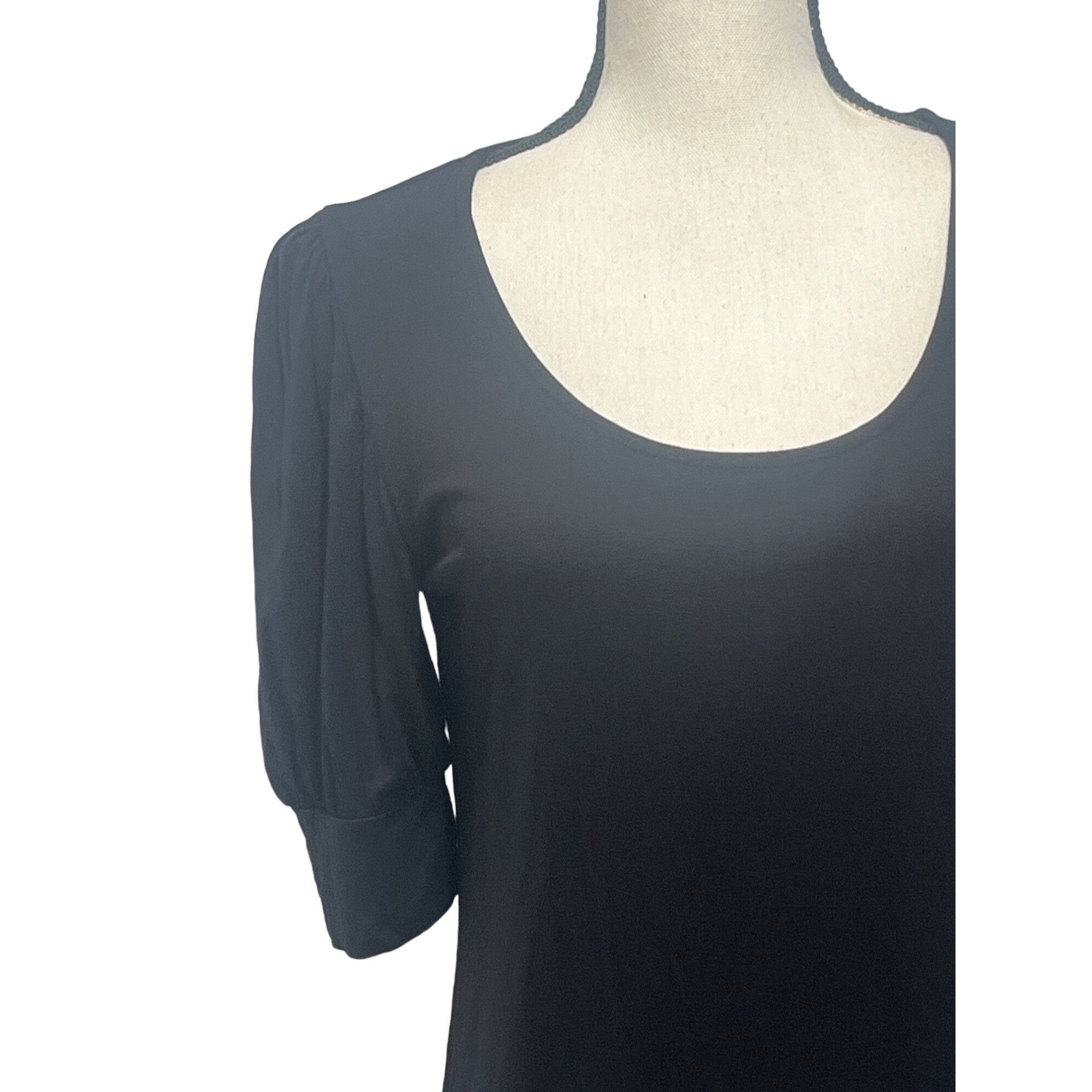 Other Gibsonlook Scoop Neck Puff Sleeve Top In Black, XS Size XS / US 0-2 / IT 36-38 - 3 Thumbnail