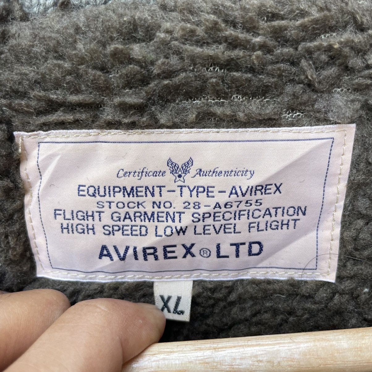 Avirex × Vintage 💥Vintage Avirex High Speed Low Level Flight Air Force Sherpa Size US XL / EU 56 / 4 - 12 Thumbnail