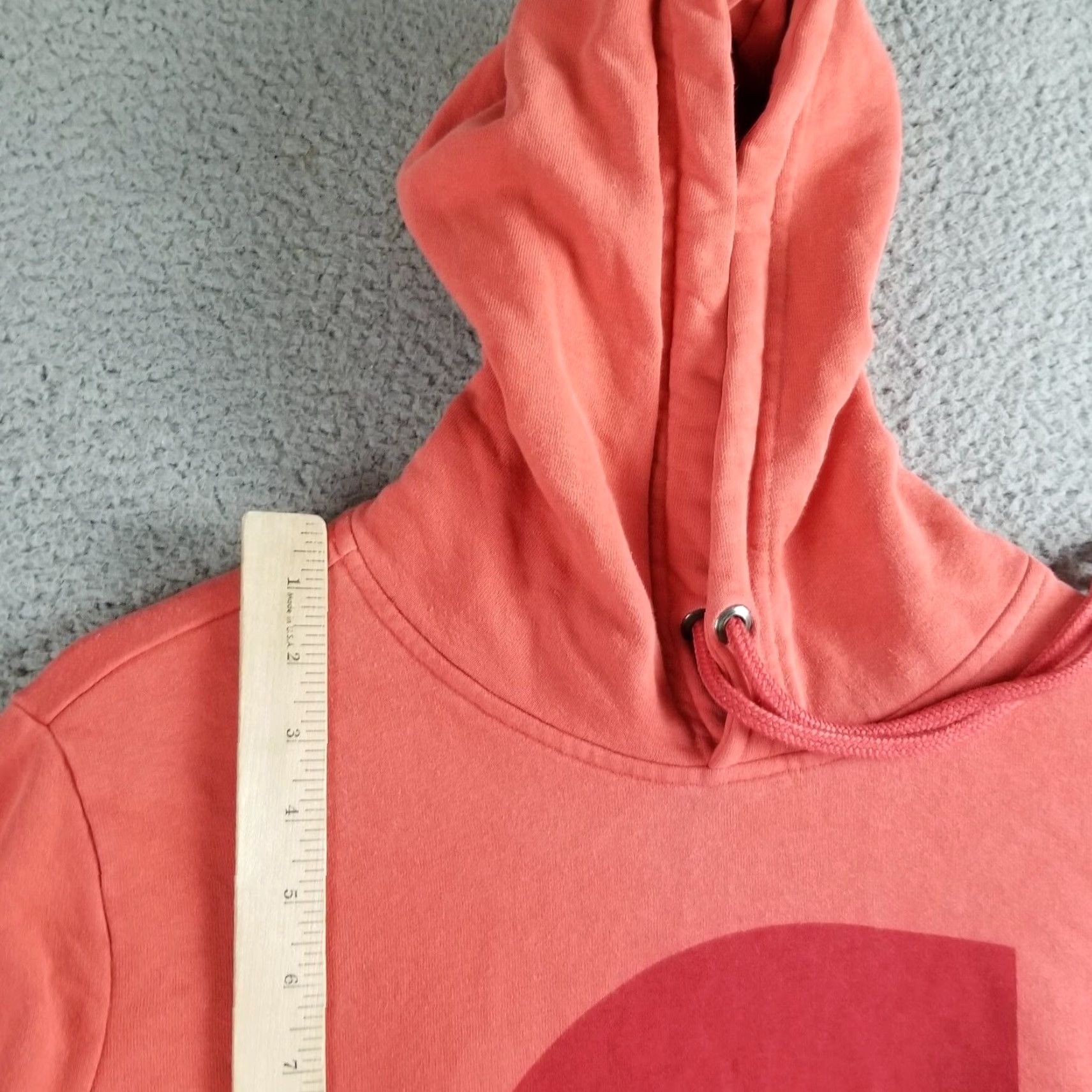 The North Face The North Face Hoodie Women Large Half Dome Peach Big Graphic Logo Sweatshirt Size L / US 10 / IT 46 - 2 Thumbnail