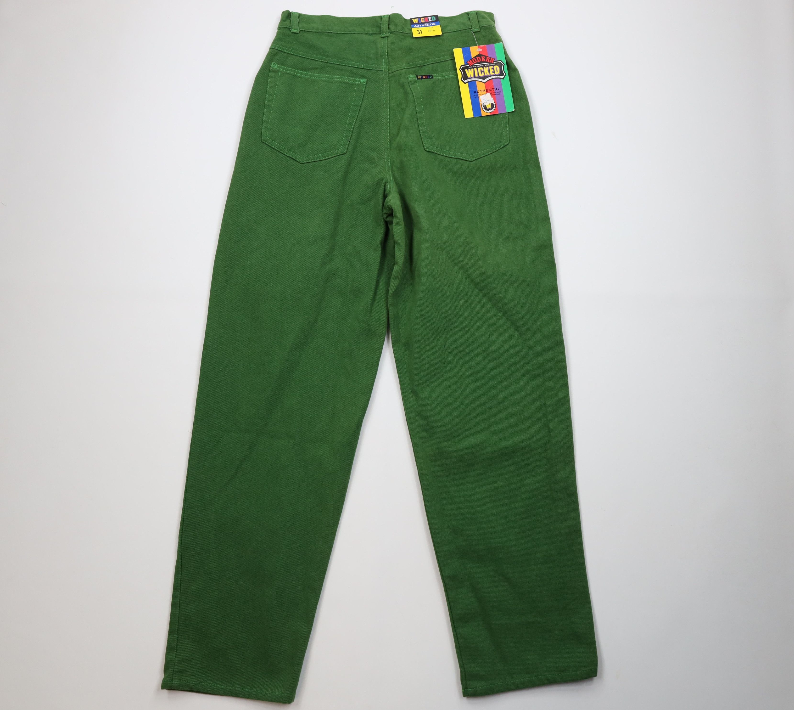 Vintage Deadstock Vintage 90s Streetwear Skateboard Jeans Grass Size US 31 - 8 Thumbnail