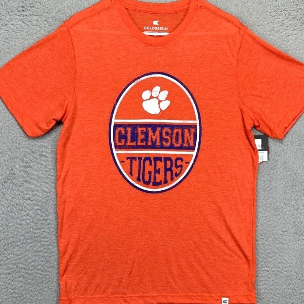 Vintage VINTAGE Clemson Tigers Colosseum T-Shirt Men Medium Orange Crewneck Tee Short Sleeve Size US M / EU 48-50 / 2 - 3 Thumbnail