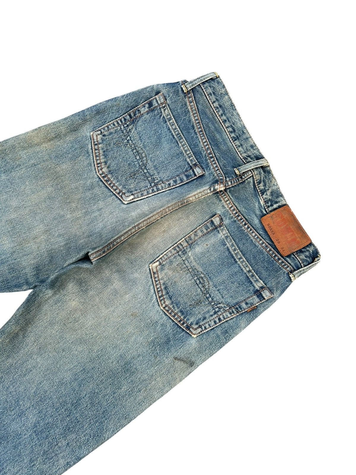 Kapital Thrashed Vintage Edwin 505XX Selvedge Distressed Denim Jeans Size US 29 - 10 Thumbnail