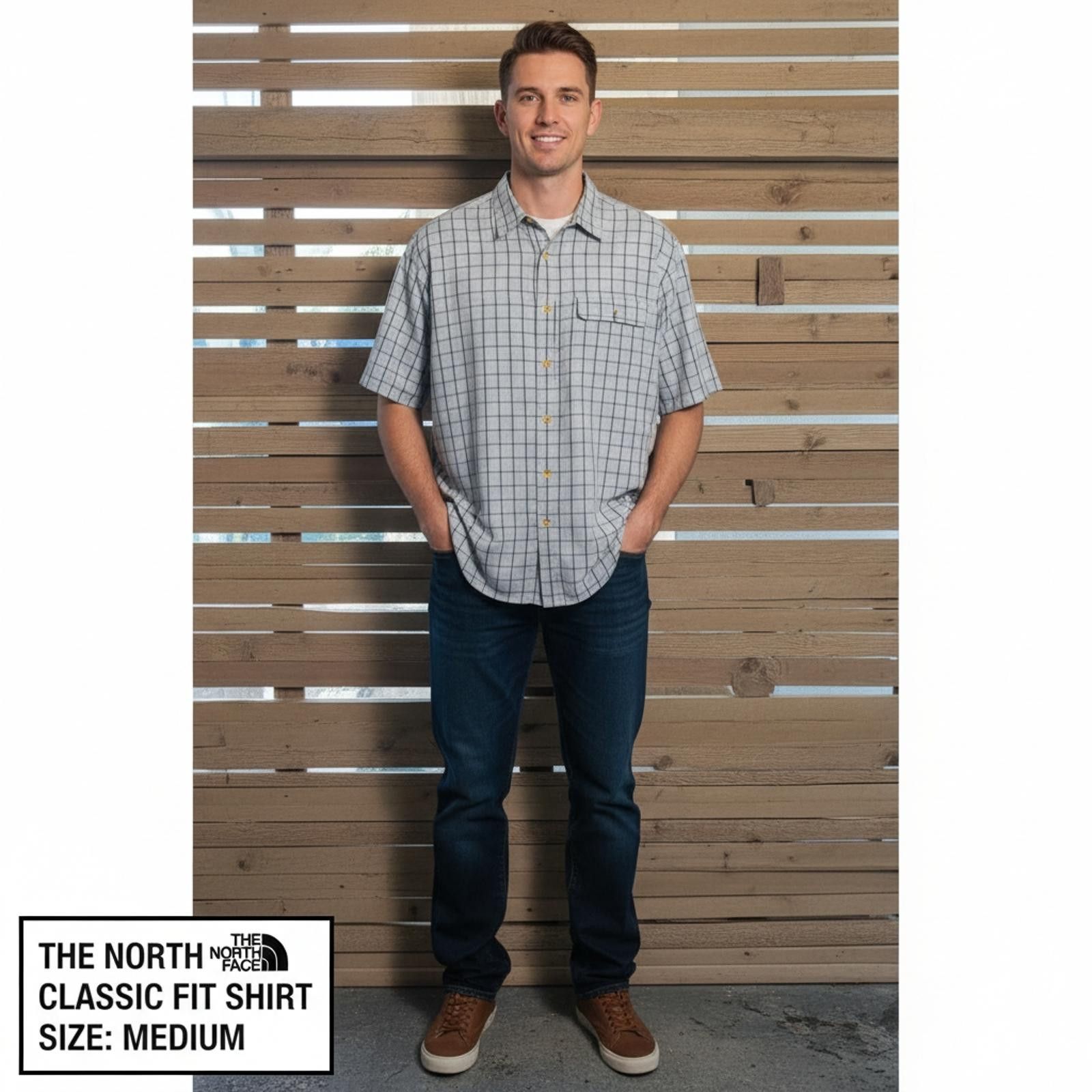 The North Face The North Face Classic Fit Short Sleeve Shirt Medium Size US M / EU 48-50 / 2 - 2 Thumbnail