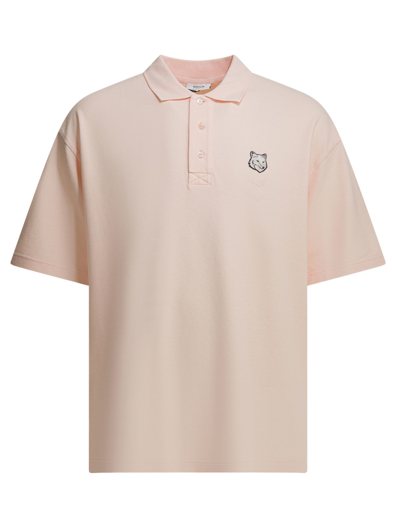 Maison Kitsune Maison Kitsune Fox Head Polo Shirt With Buttons tag size M Men - USA Duties Paid Size US M / EU 48-50 / 2 - 1 Thumbnail