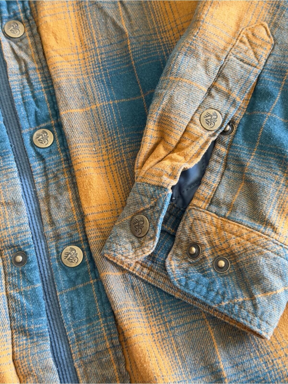 Other Legendary Whitetails / Thermal Flannel Jacket / Blur Orange Size US M / EU 48-50 / 2 - 9 Thumbnail