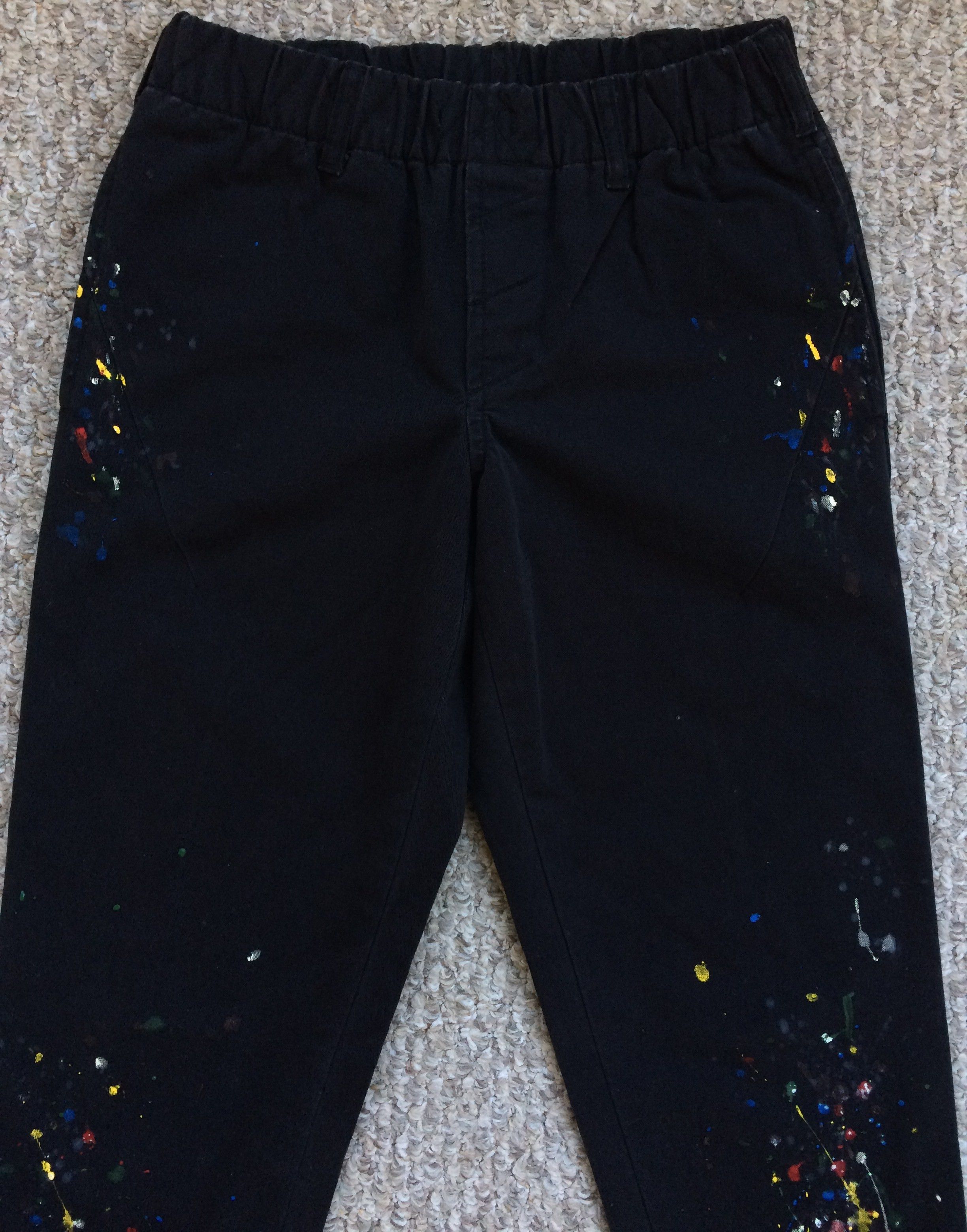 Number (N)ine FW08 Number (N)ine Painted Pants Size US 30 / EU 46 - 2 Thumbnail