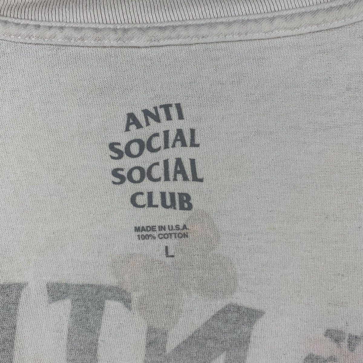 Anti Social Social Club ANTI SOCIAL SOCIAL CLUB Sakura Distress Thrashed Tee Shirt Size US L / EU 52-54 / 3 - 6 Thumbnail