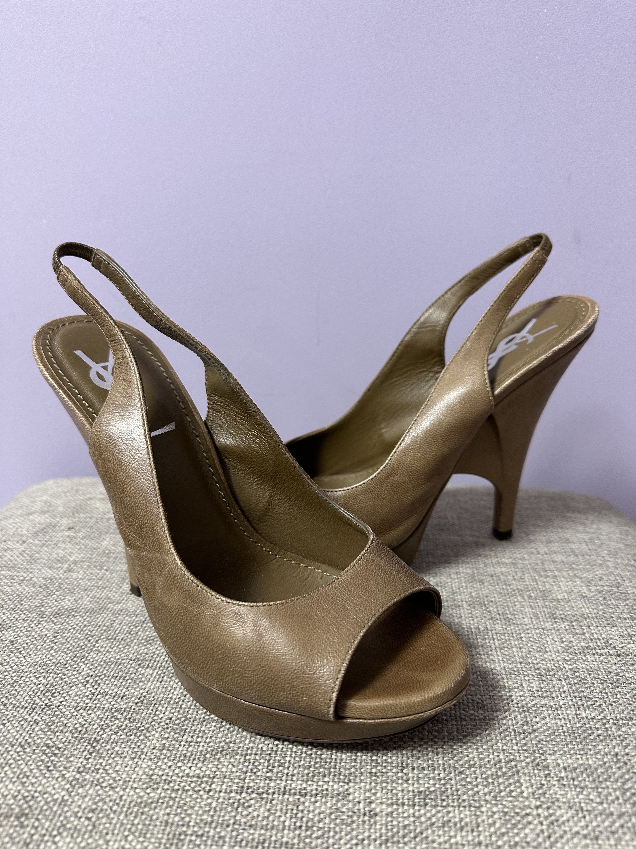Vintage × Yves Saint Laurent yves saint laurent heel platform vintage Size US 6 / IT 36 - 2 Thumbnail