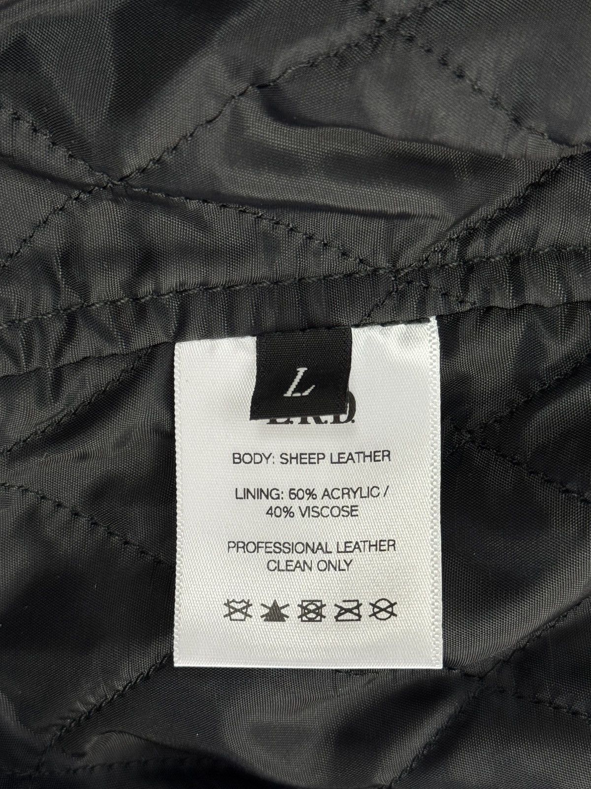 Enfants Riches Deprimes Soft Leather Oversized Padded Over-shirt Size US L / EU 52-54 / 3 - 9 Thumbnail