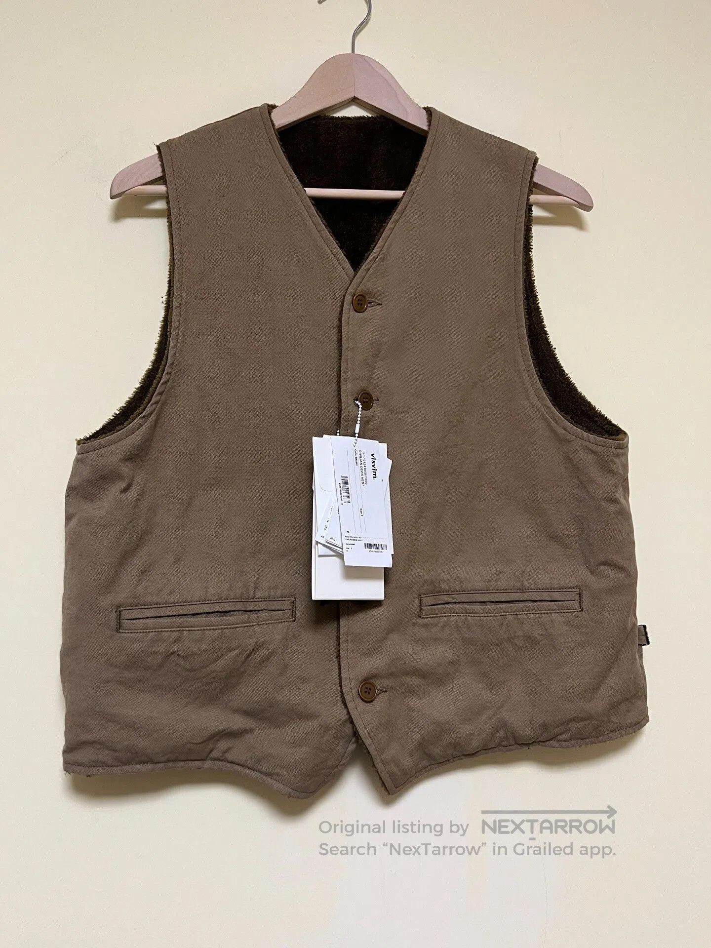 Visvim VISVIM Civilian Deck Vest in Khaki. Size US M / EU 48-50 / 2 - 1 Thumbnail
