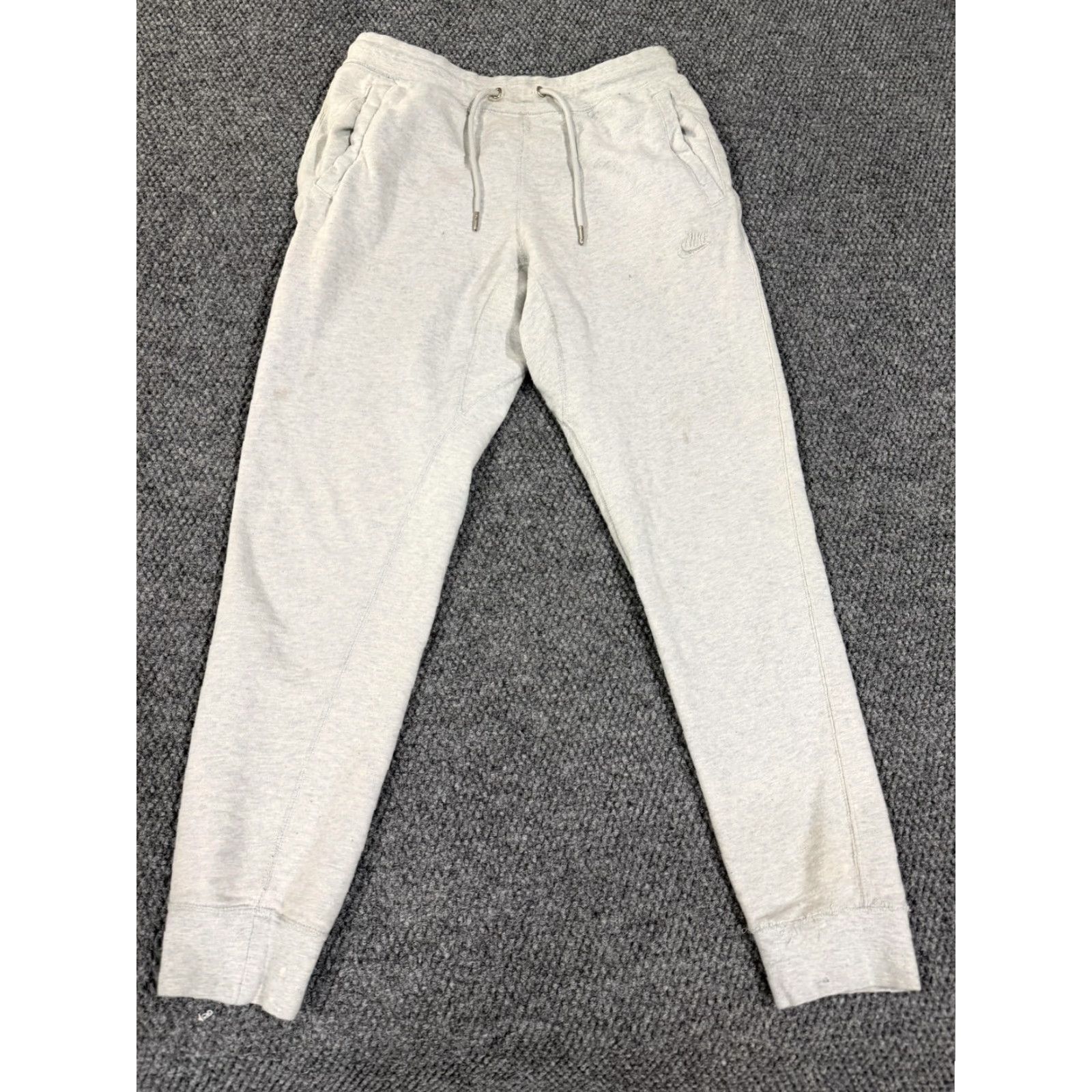 Nike Nike Sweatpants Mens M Gray Fleece Joggers Swoosh Logo Athletic Pants Size US 31 - 2 Thumbnail