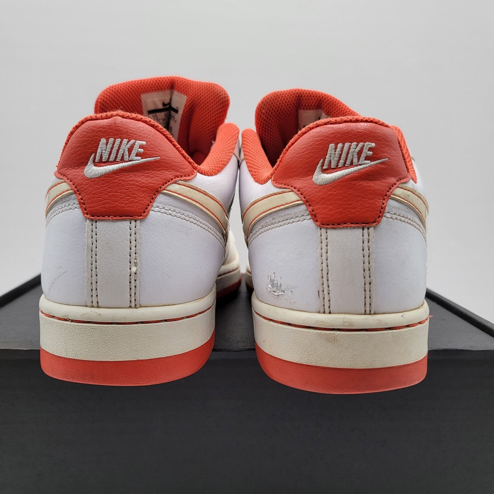 Nike Nike Aire Prestige III Mens Sneakers Wht/Orange Sz 11 386114 Size US 11 / EU 44 - 4 Thumbnail
