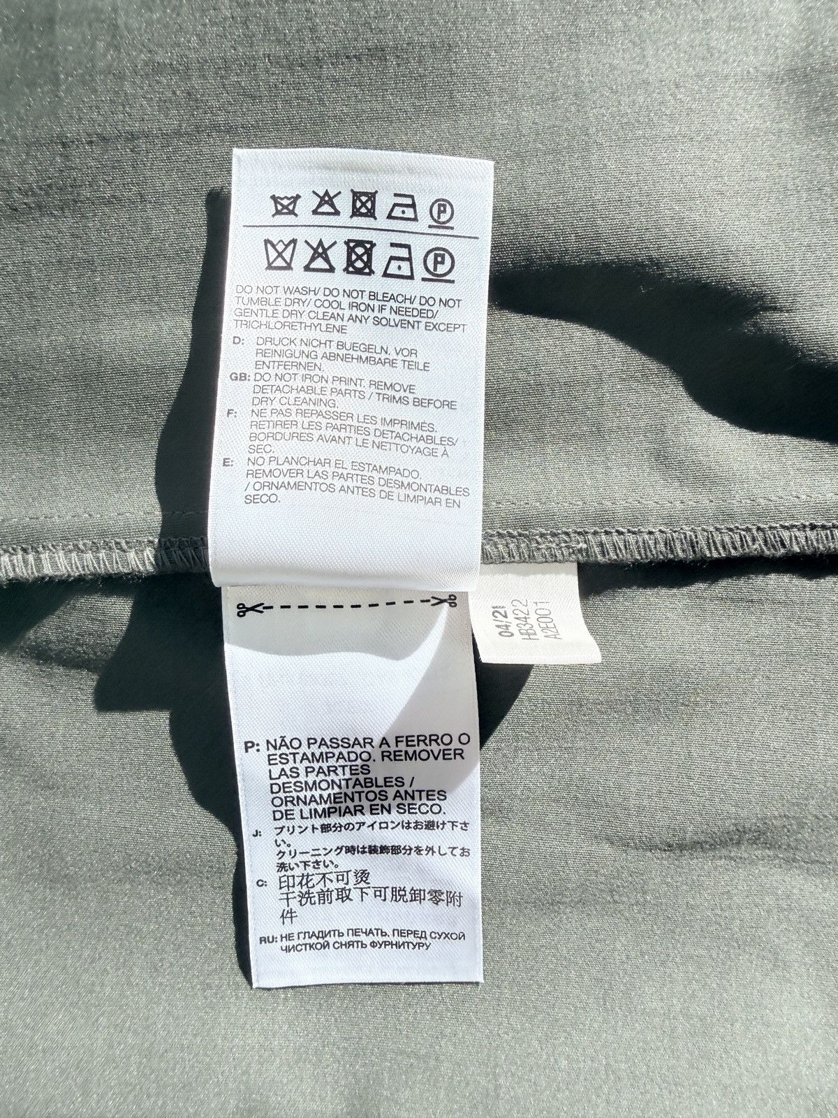 Adidas Adidas Y-3 by Yohji Yamamoto sage/khaki technical jacket Size US M / EU 48-50 / 2 - 6 Thumbnail
