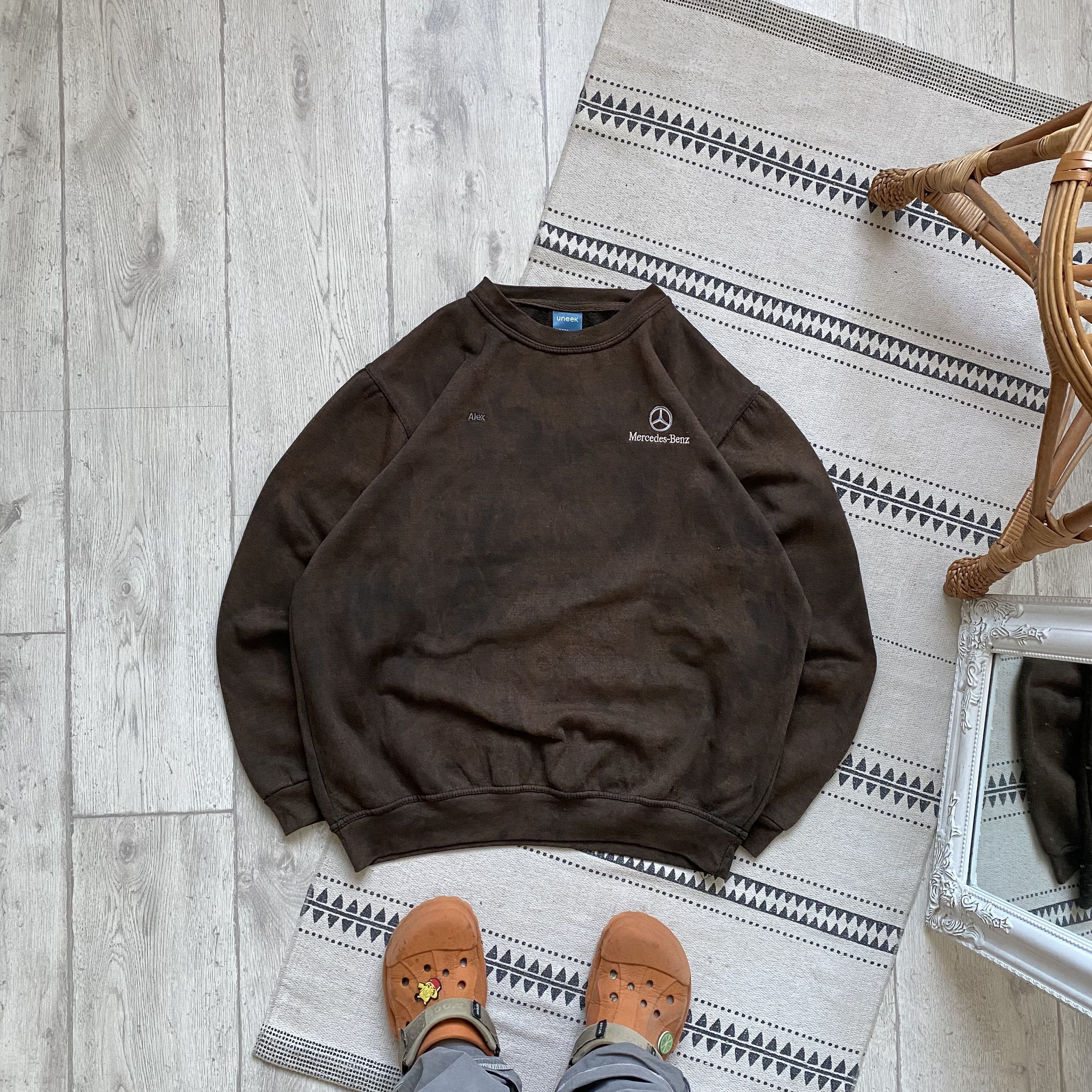 Mercedes-Benz 🏎️ Vintage Faded Mercedes Benz Racing boxy sweatshirt #alex Size US L / EU 52-54 / 3 - 1 Thumbnail