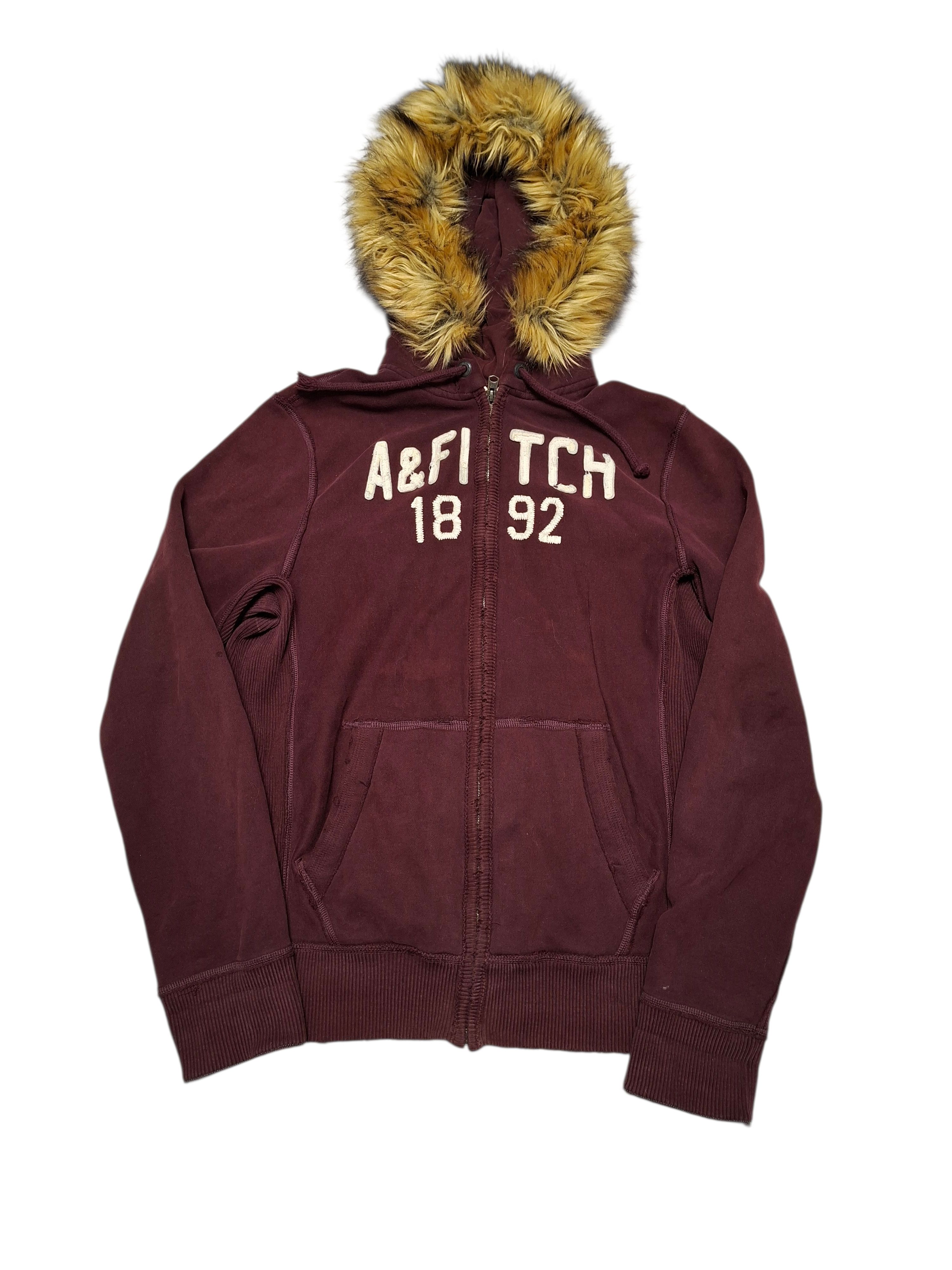 Abercrombie & Fitch ABERCROMBIE FITCH FAUX FUR AVANT GARDE ZIP HOODIE Size US XL / EU 56 / 4 - 1 Thumbnail