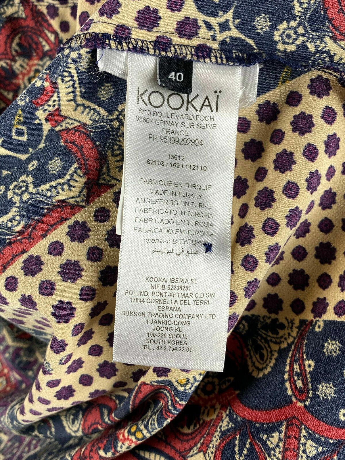 Kokaine Kookai Multicoloured Geometric Polyester Shirt Size 40 Size M / US 6-8 / IT 42-44 - 10 Thumbnail