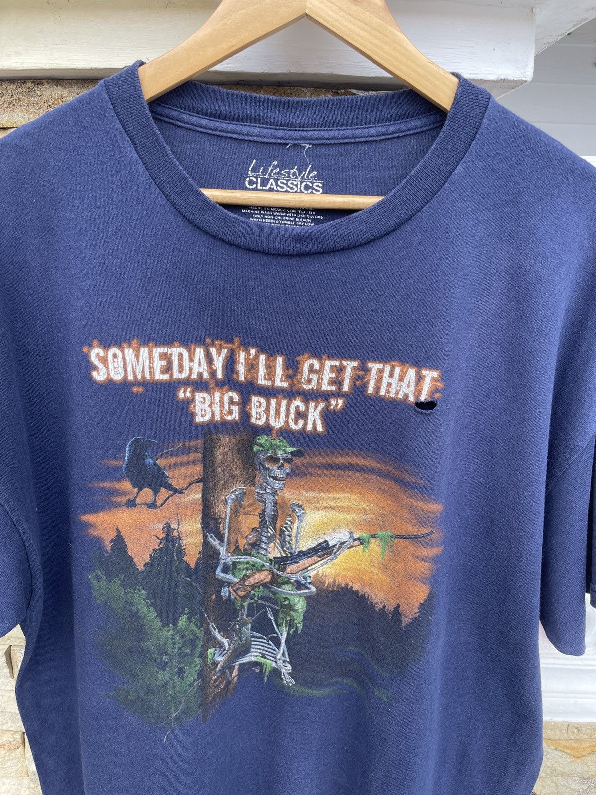 Vintage Last Drop🔥Rare🔥Vintage Humor Skull ERD GRUNGE TEE Size US XL / EU 56 / 4 - 1 Thumbnail
