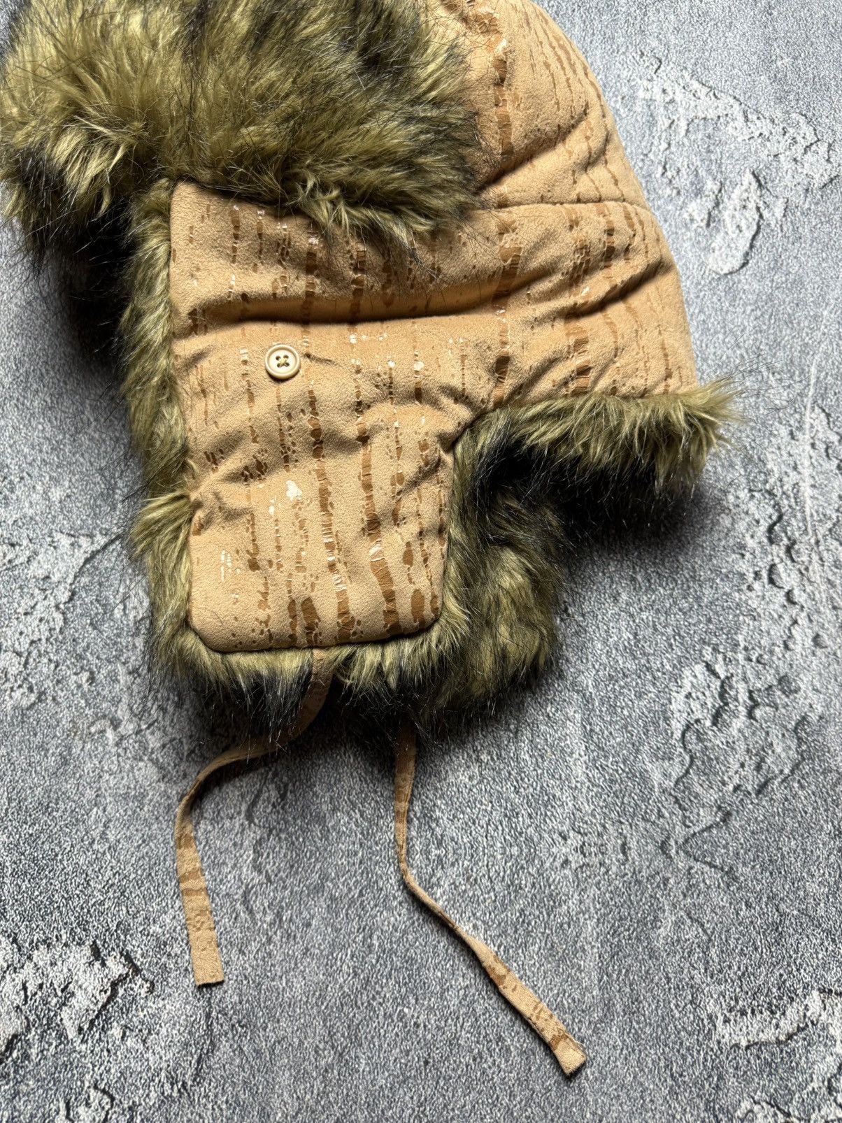 Other Y2K Faux Fur Ushanka Vintage Fuzzy Warm Trapper Hat Size ONE SIZE - 3 Thumbnail