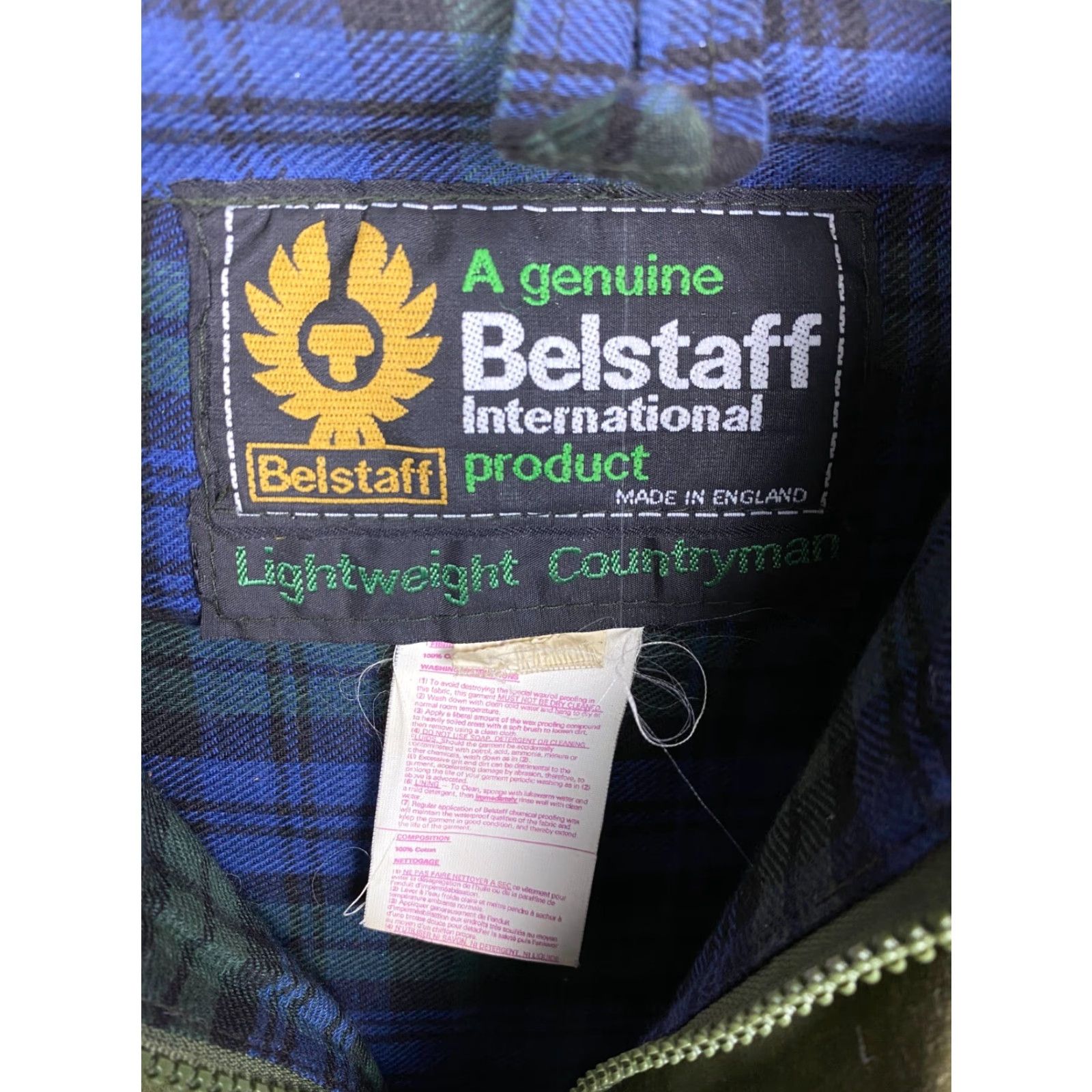 Belstaff Belstaff Lightweight Countryman Vintage Mens Jacket XL Green Motorcycle Jacket 90s Mens Size US XL / EU 56 / 4 - 3 Thumbnail