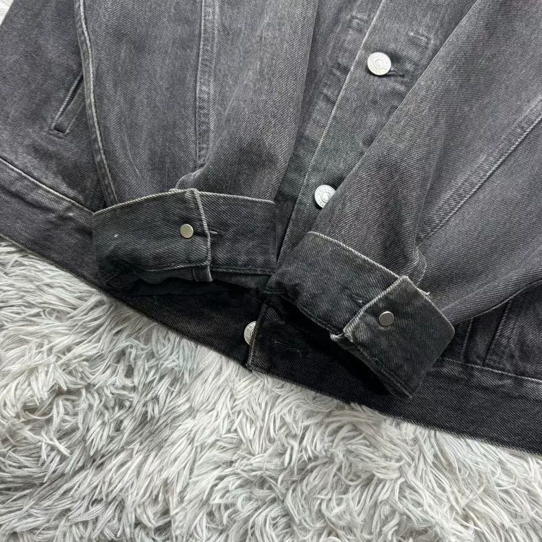 Balenciaga Balenciaga Embroidered monogrammed denim jacket 2503-Nextar Size US S / EU 44-46 / 1 - 7 Thumbnail