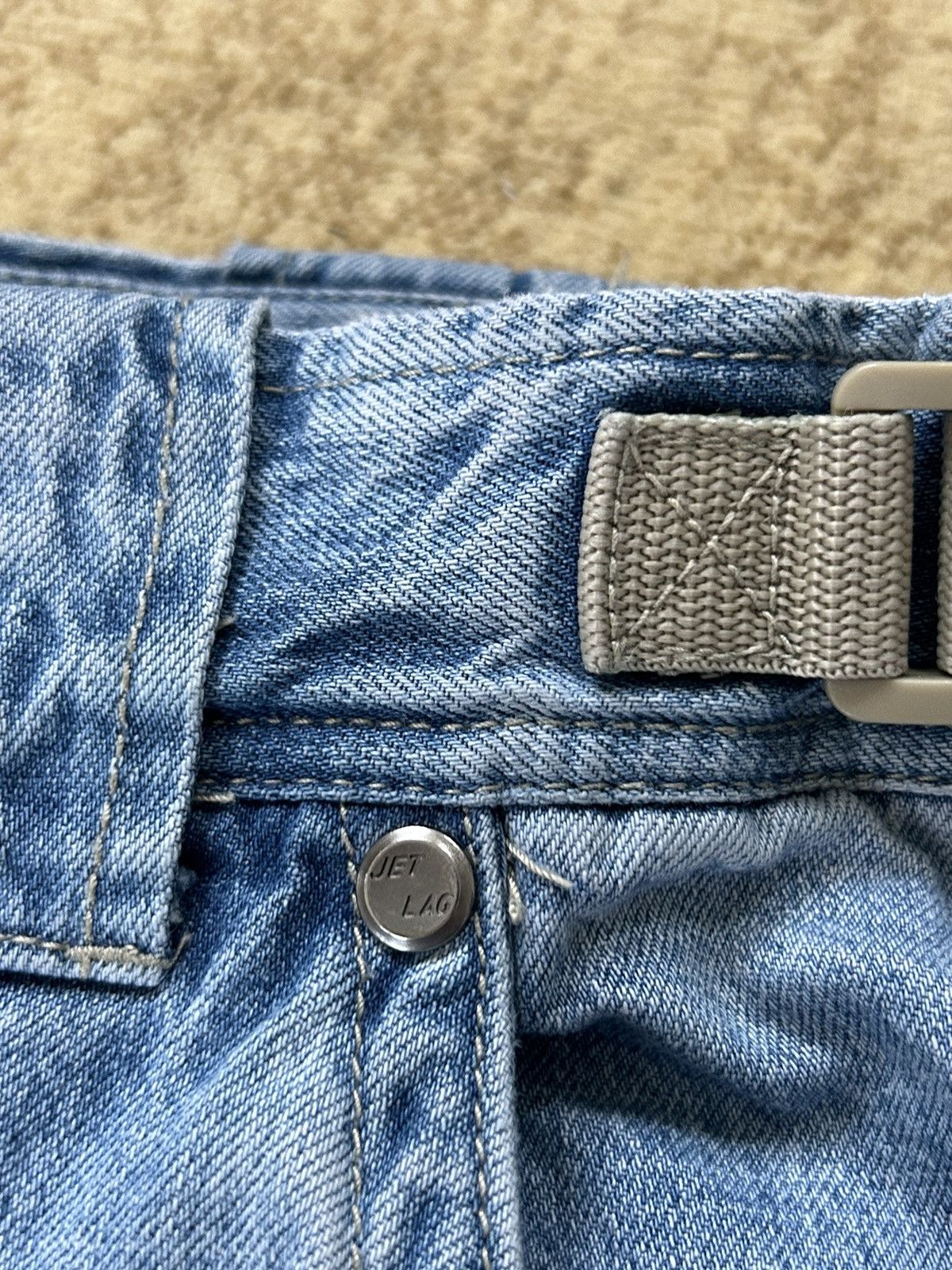 Jet Lag × Vintage Vintage Jet Lag Baggy Denim Cargo Jeans Size US 36 / EU 52 - 10 Thumbnail