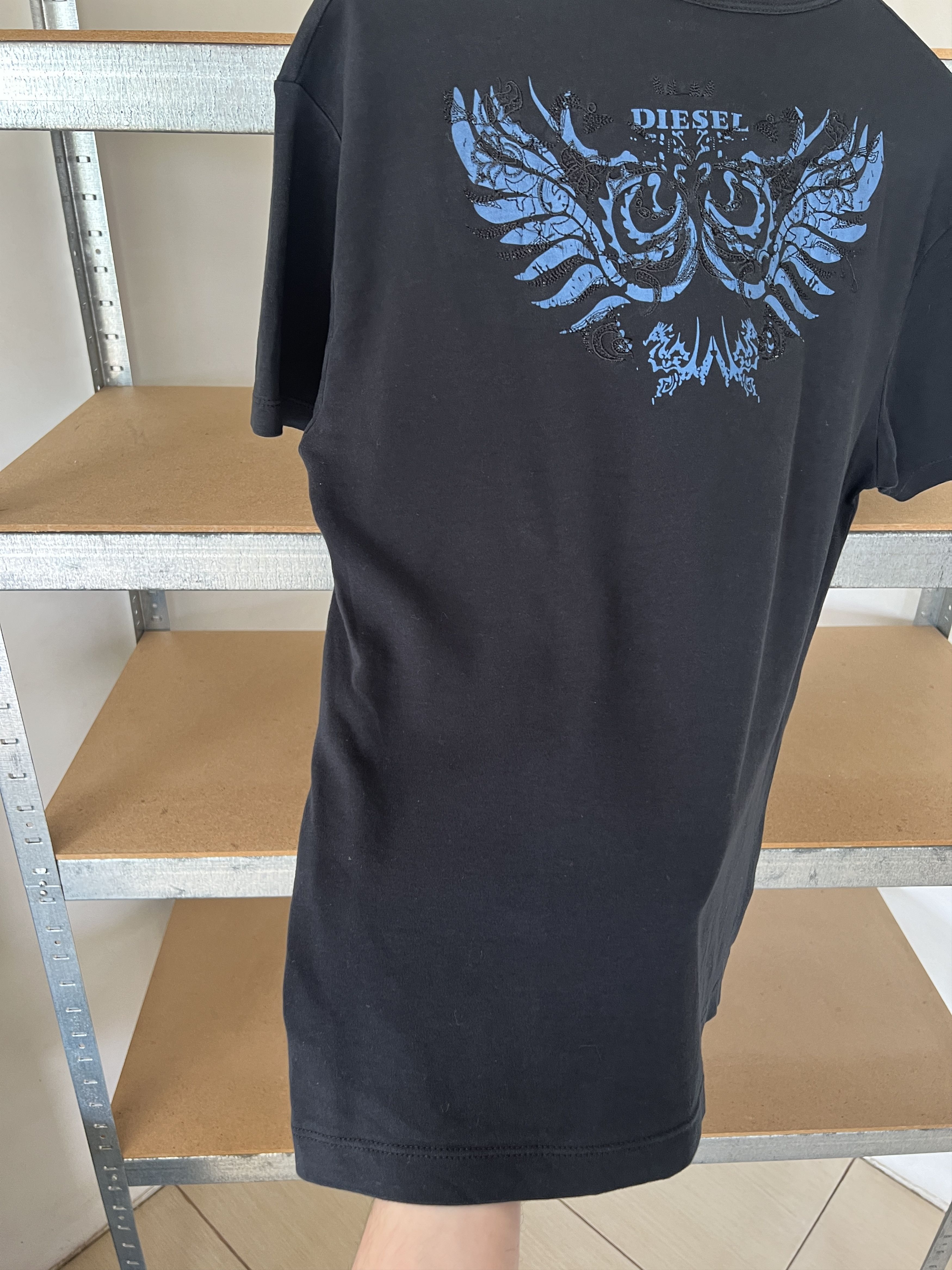 Diesel Diesel Y2K Vintage Avant Garde Wings Graphic Tee Size US L / EU 52-54 / 3 - 16 Thumbnail