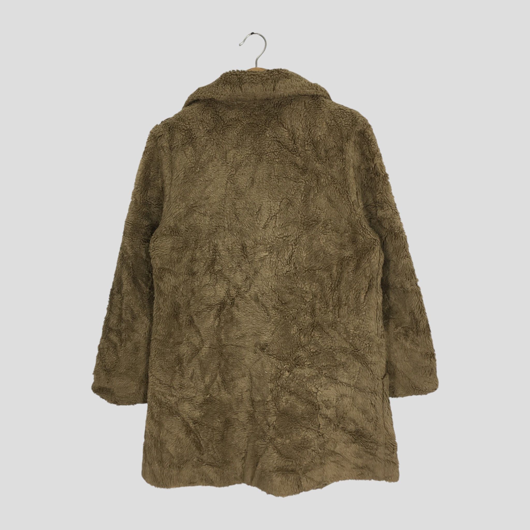 Sears Vintage 80's Sears Pea Coat Bulky Fleece Jacket Outerwear Size US M / EU 48-50 / 2 - 2 Thumbnail