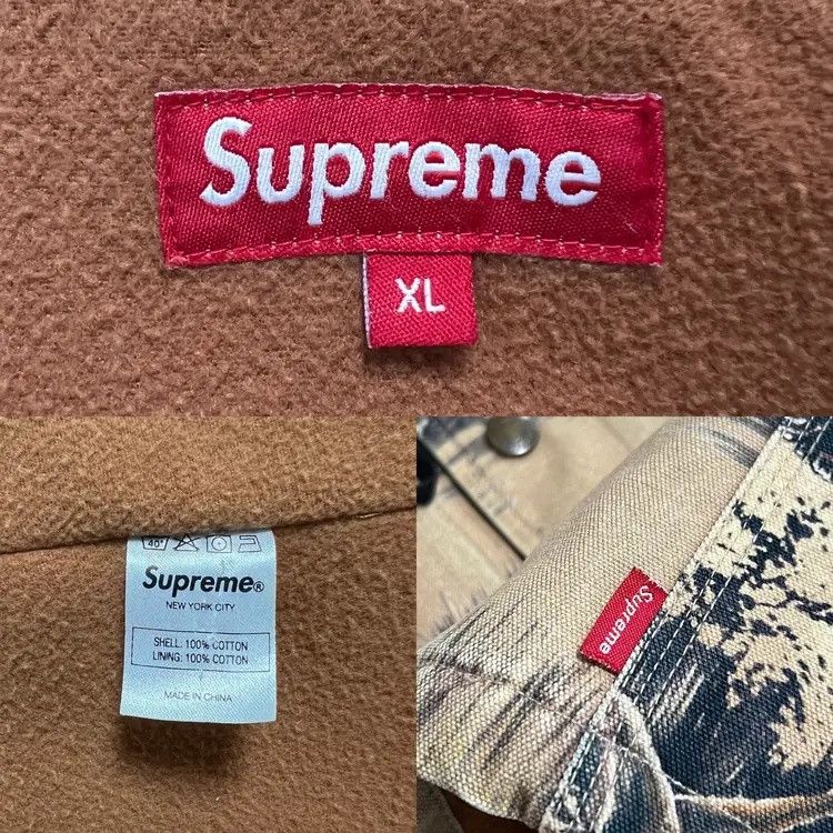 Supreme Supreme Dogs and Ducks Chore Coat Tan FW12 Size US XL / EU 56 / 4 - 5 Thumbnail