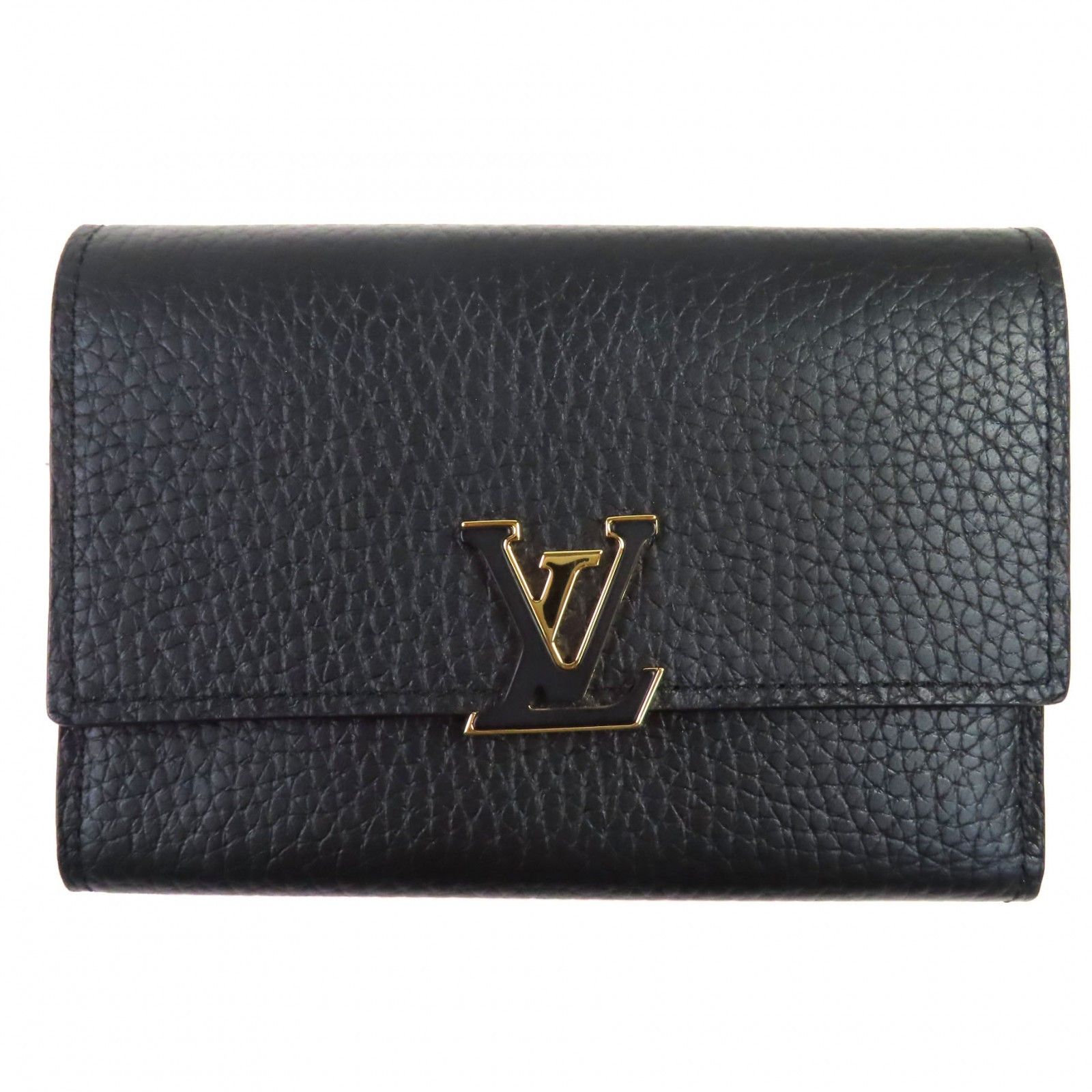 Louis Vuitton Louis Vuitton Louis Vuitton Portefeuille Compact Taurillon Clemence Bifold Wallet Leather Short Wallet DUTY FREE for USA Size ONE SIZE - 1 Thumbnail