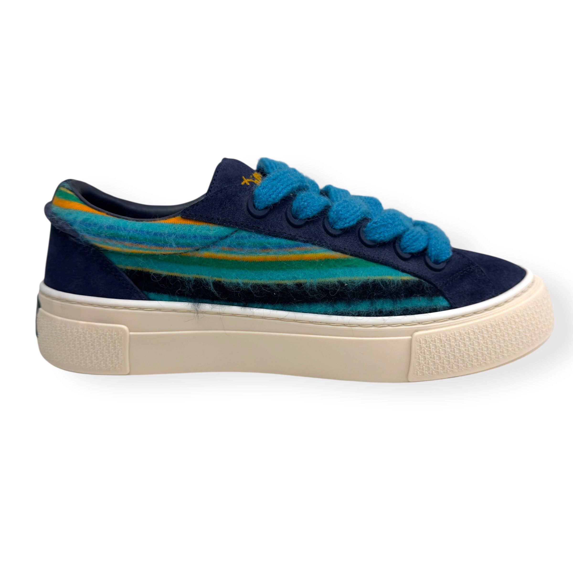 Dior DIOR X DENIM TEARS B33 MOHAIR SNEAKER BLUE 42 / UK8 Size US 9 / EU 42 - 1 Thumbnail