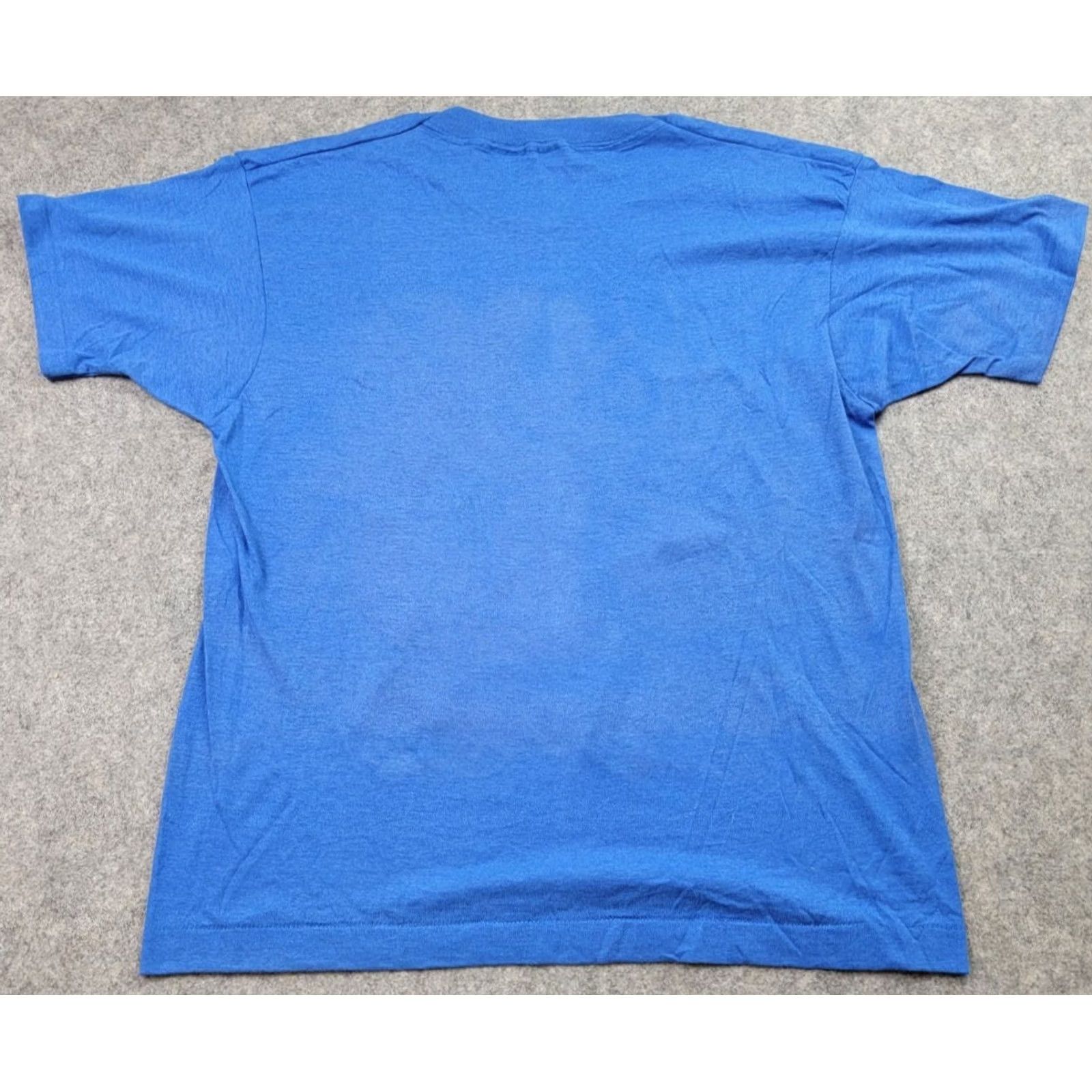 Vintage VINTAGE Wildlife USA Shirt Screen Stars Adult Large Blue Painted Graphic Animals T-Shirt Mens Womens Unisex Size US L / EU 52-54 / 3 - 5 Thumbnail