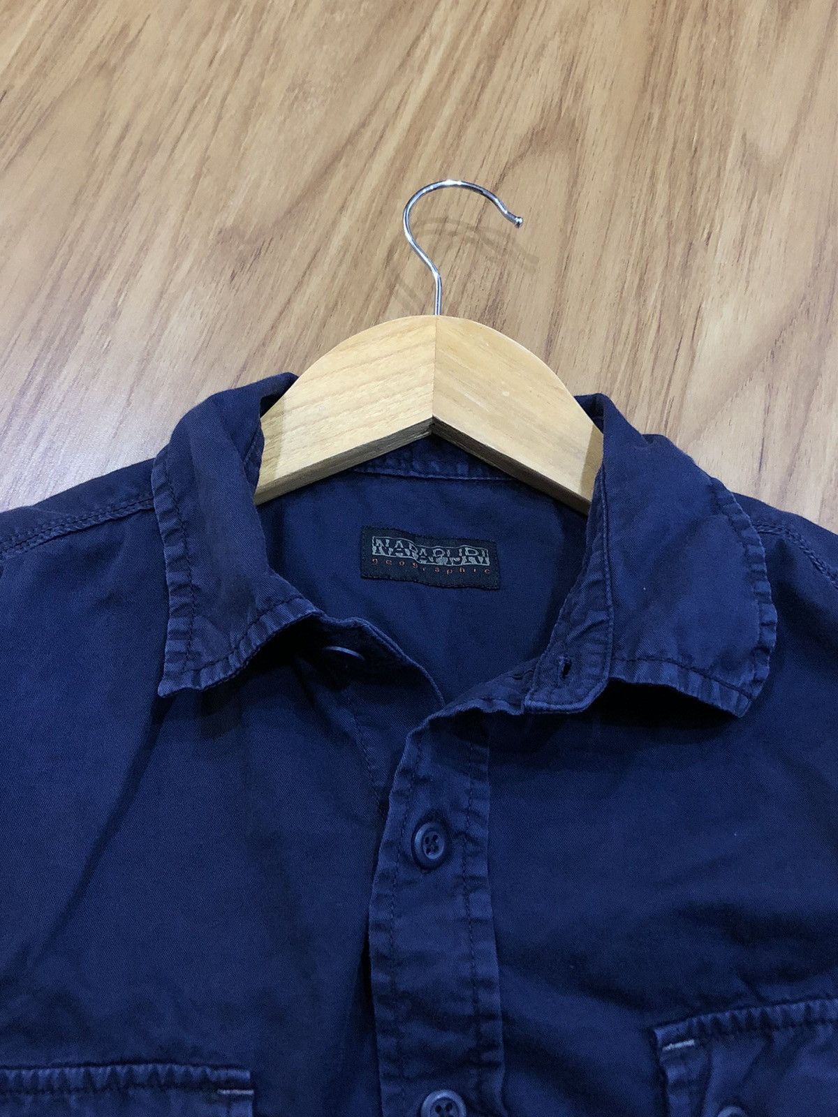 Napapijri Napapijri Geographic Double Button Pocket L/S Button Up Size US M / EU 48-50 / 2 - 7 Thumbnail