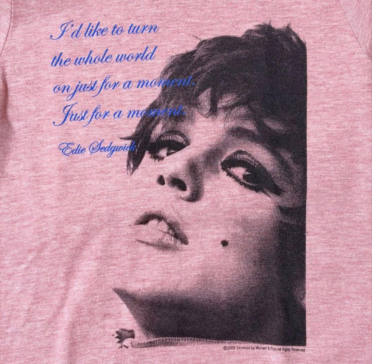 Andy Warhol × Hysteric Glamour Hysteric Glamour❎Andy Warhol "Edie Sedgwick" Long Sleeve Tee Size US M / EU 48-50 / 2 - 4 Thumbnail