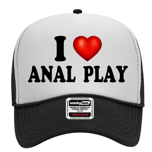 Other I Love Anal Play Adult Funny Foam Snap Back Trucker Hat Size ONE SIZE - 1 Thumbnail