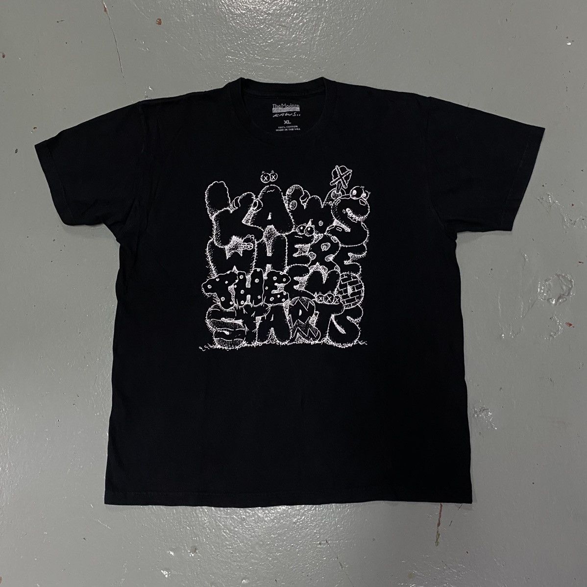 Kaws The Modern X Kaws Tee Art Graffiti Dior Cpfm Nike Bape Size US XL / EU 56 / 4 - 2 Thumbnail