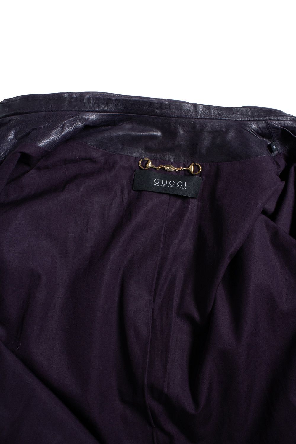 Gucci Gucci, Purple leather biker jacket Size XS / US 0-2 / IT 36-38 - 9 Thumbnail