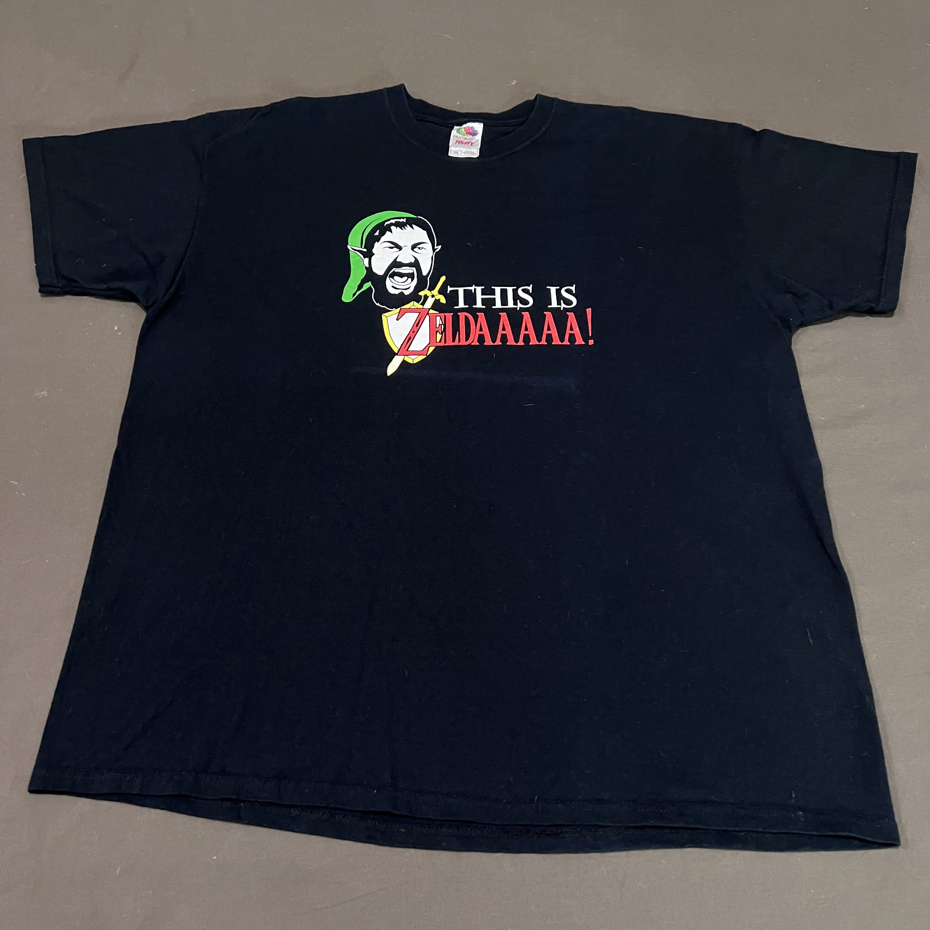 Nintendo × Vintage Vintage Y2K This is ZELDAAAAA! Parody Tee 2XL 300 Film Size US XXL / EU 58 / 5 - 2 Thumbnail