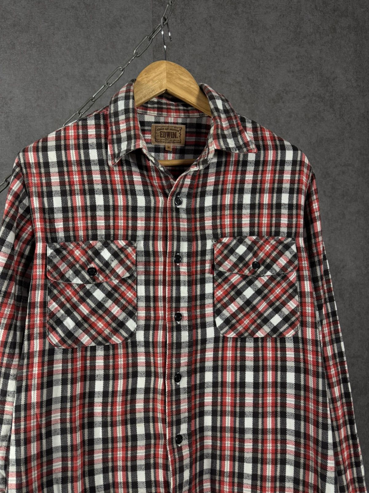 Edwin Edwin designer Ranch and Western flannel shirt Size US M / EU 48-50 / 2 - 3 Thumbnail