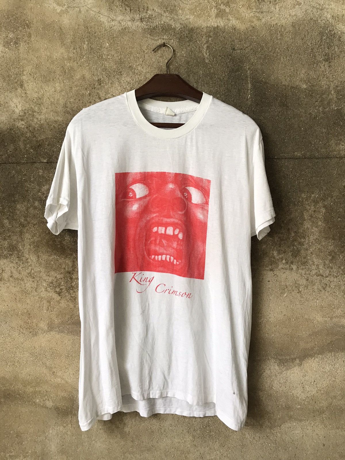 Band Tees × Vintage Vintage 80s King Crimson Shirt Size US L / EU 52-54 / 3 - 1 Thumbnail