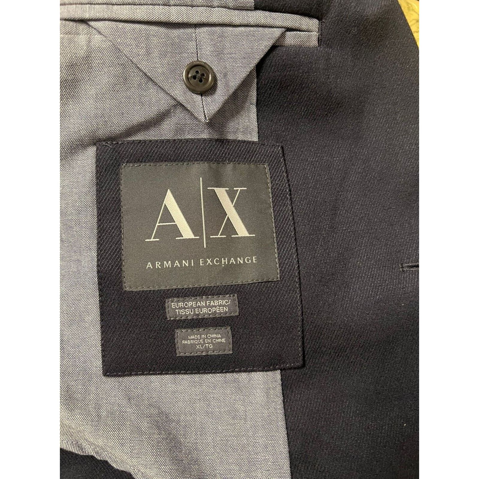 Armani Exchange Armani Exchange Black Blazer Jacket Mens Size XL AX Size 46L - 7 Thumbnail