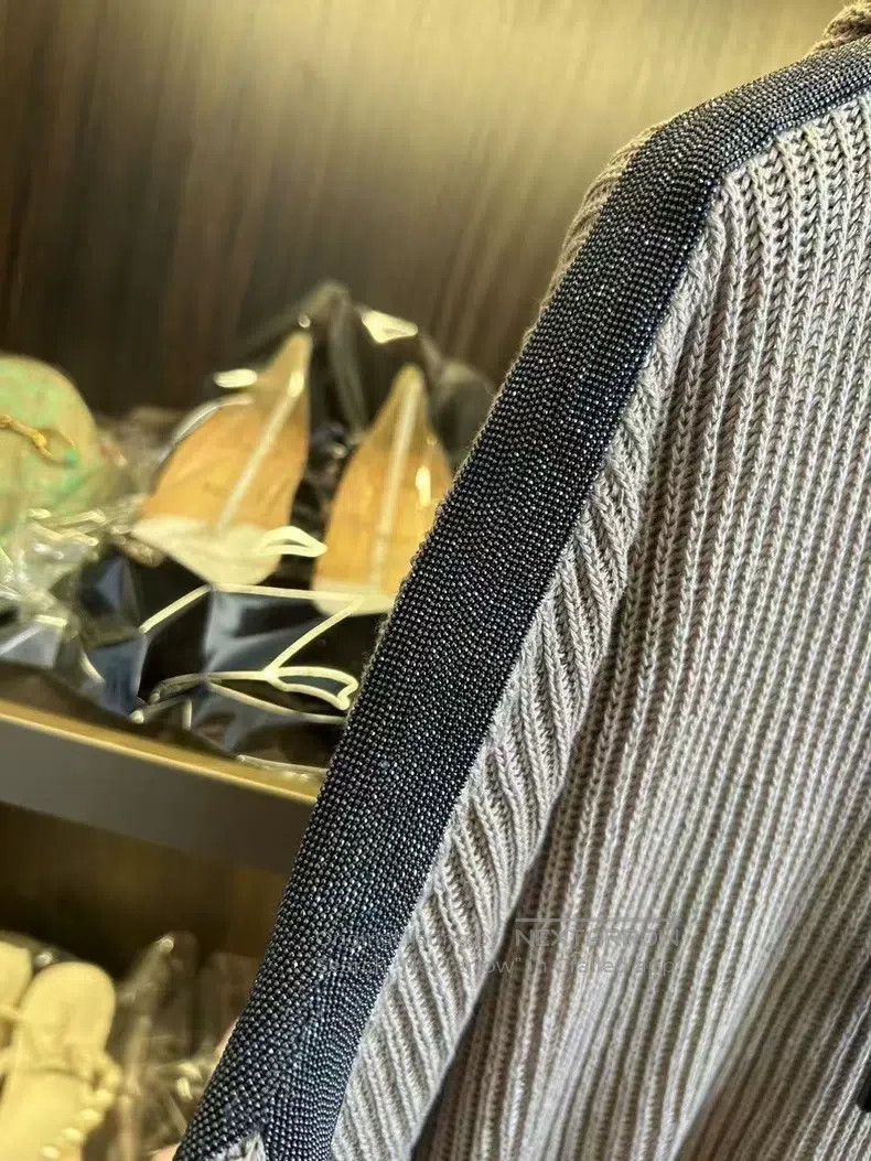 Brunello Cucinelli Brunello Cucinelli Coat, classic monilli beaded Size L / US 10 / IT 46 - 3 Thumbnail