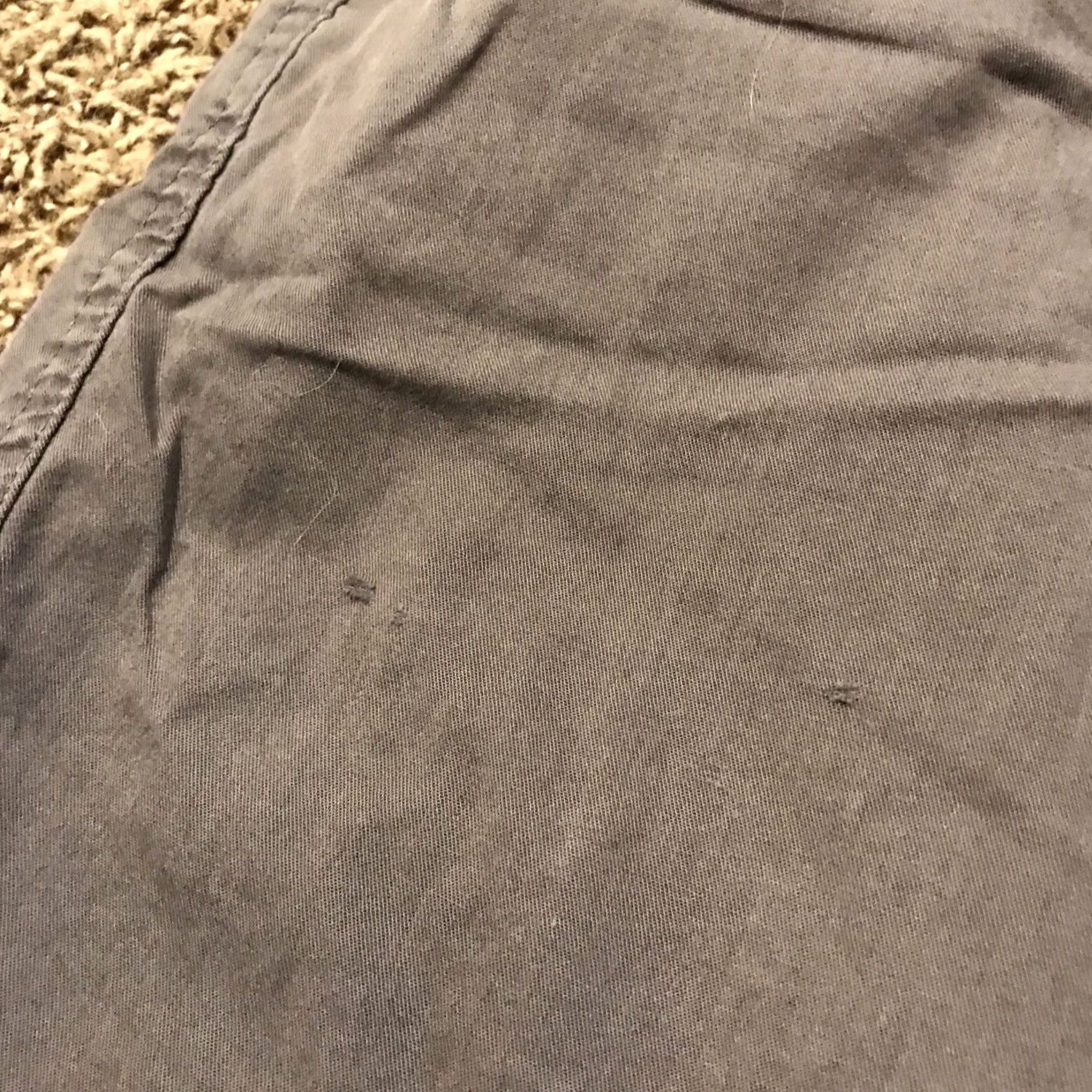Vintage Columbia Mens Gray Cotton Shorts 38 Regular Canvas Chino Pockets Casual Outdoor Vintage: No Size US 38 / EU 54 - 2 Thumbnail