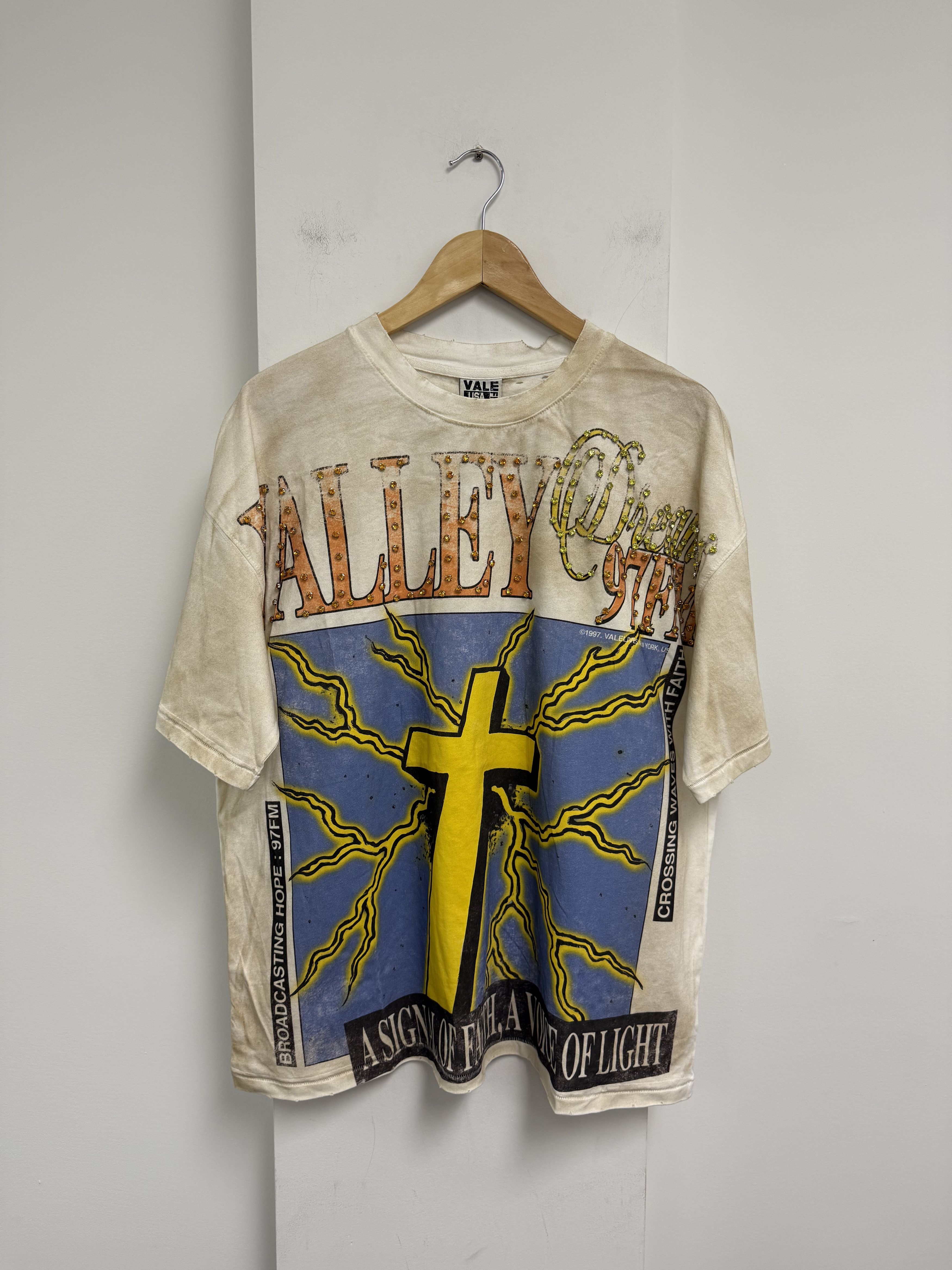 Vale Vale Thunder Cross Bling Tee Size US XL / EU 56 / 4 - 1 Thumbnail