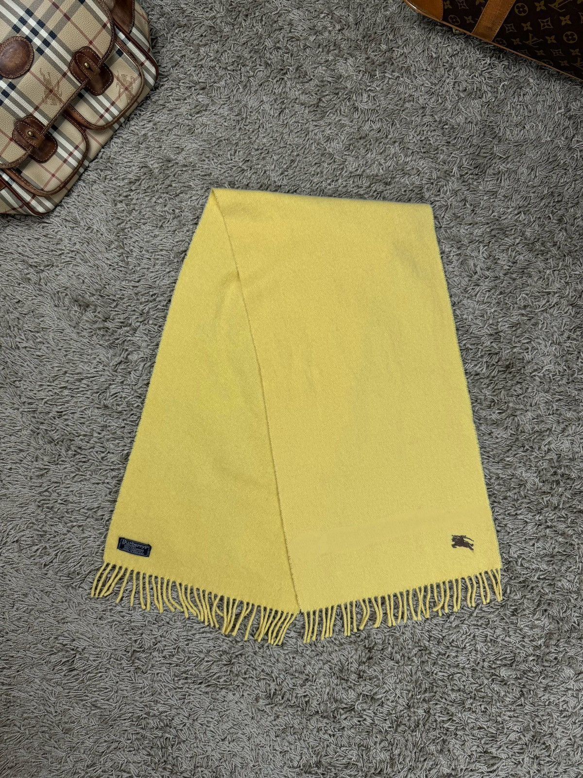Burberry × Vintage Vintage wool scarf Burberry’s 90s original luxury item Size ONE SIZE - 3 Thumbnail