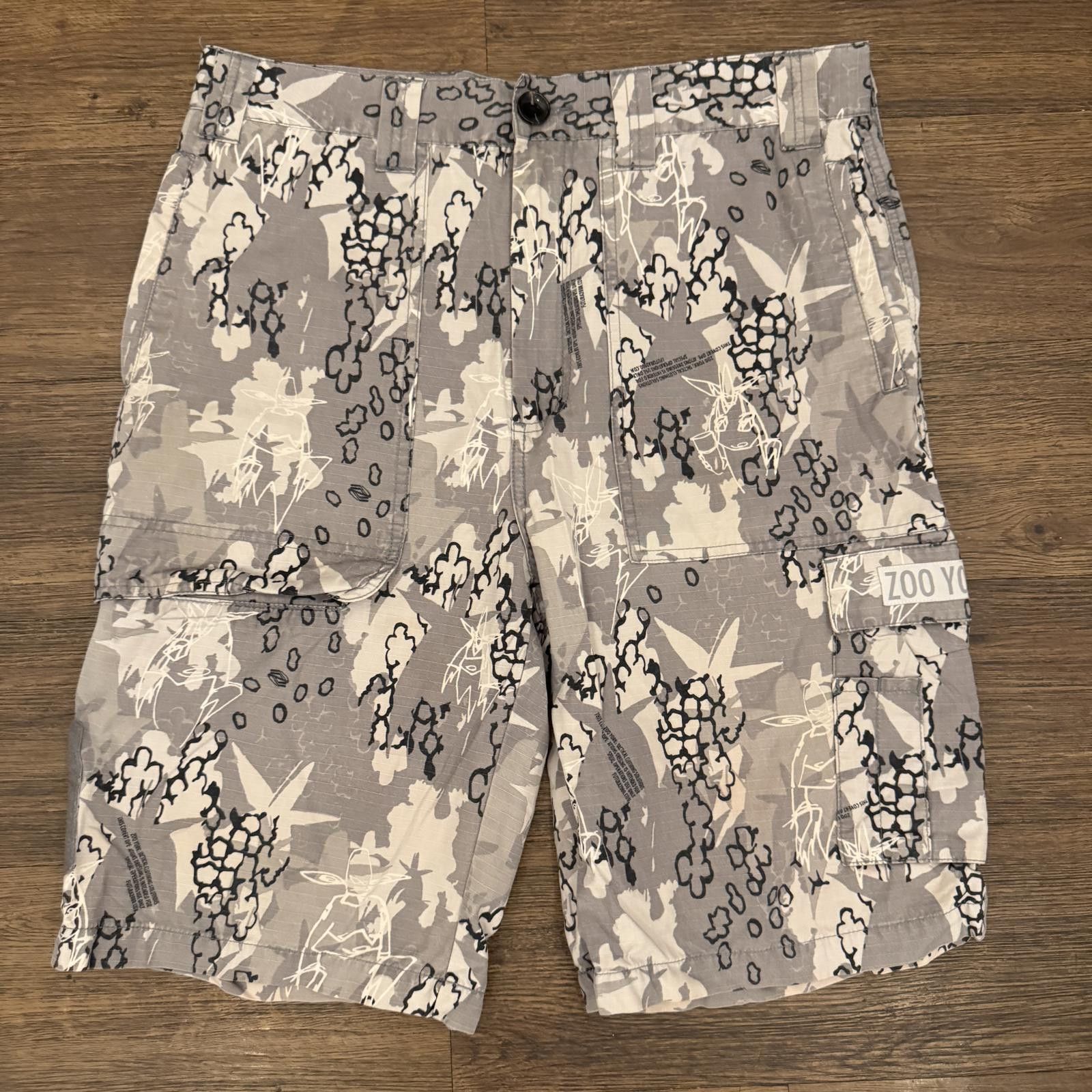 Zoo York Zoo York x Futura Camo Shorts Size US 34 / EU 50 - 1 Thumbnail