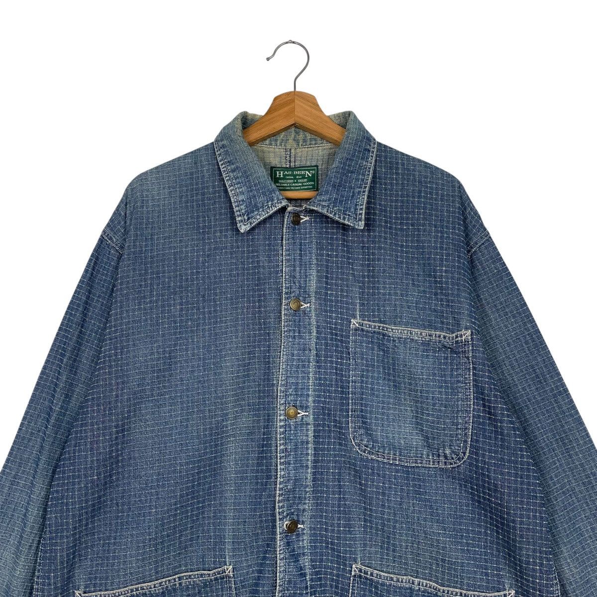 Japanese Brand Japanese Brand Has Been Sashiko Denim Jacket Size US L / EU 52-54 / 3 - 2 Thumbnail