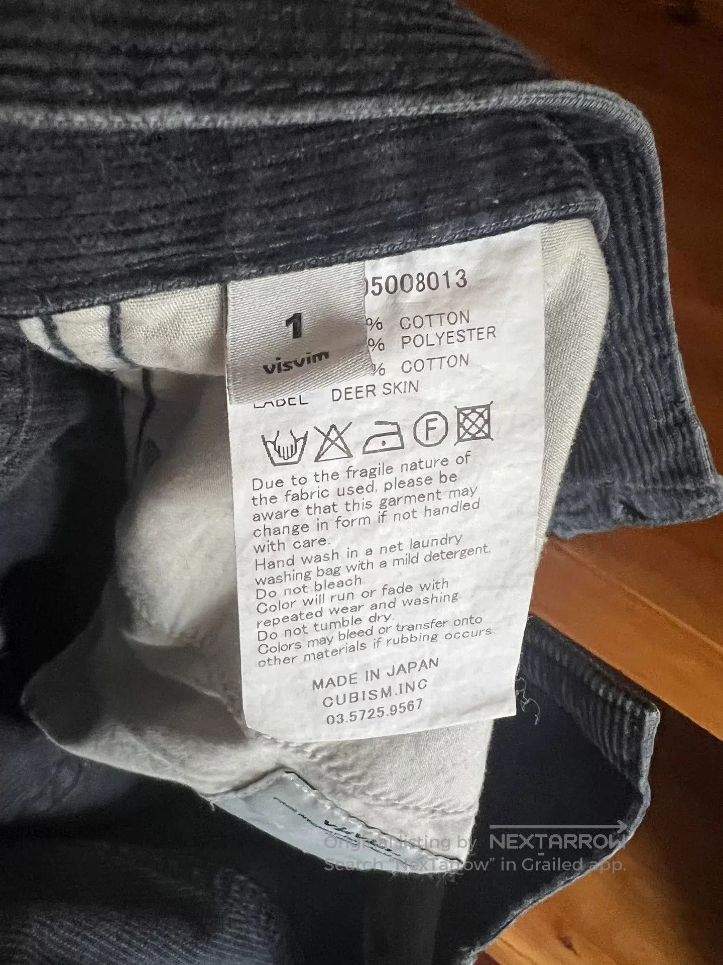 Visvim visvim fluxus 04 corduroy pants. Size US 40 / EU 56 - 9 Thumbnail