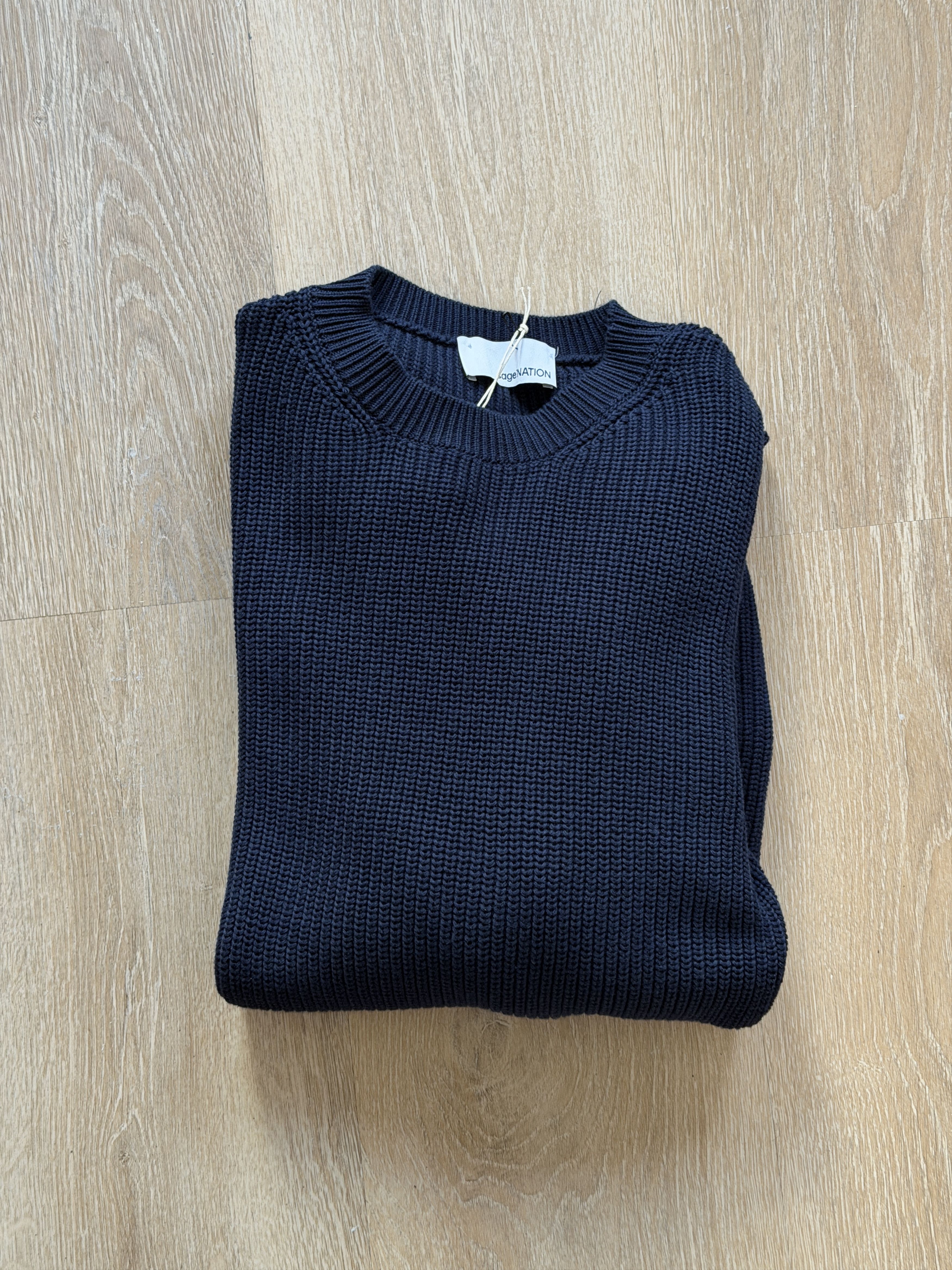 SAGE NATION Navy Summer Dieter Sweater Size US M / EU 48-50 / 2 - 5 Thumbnail