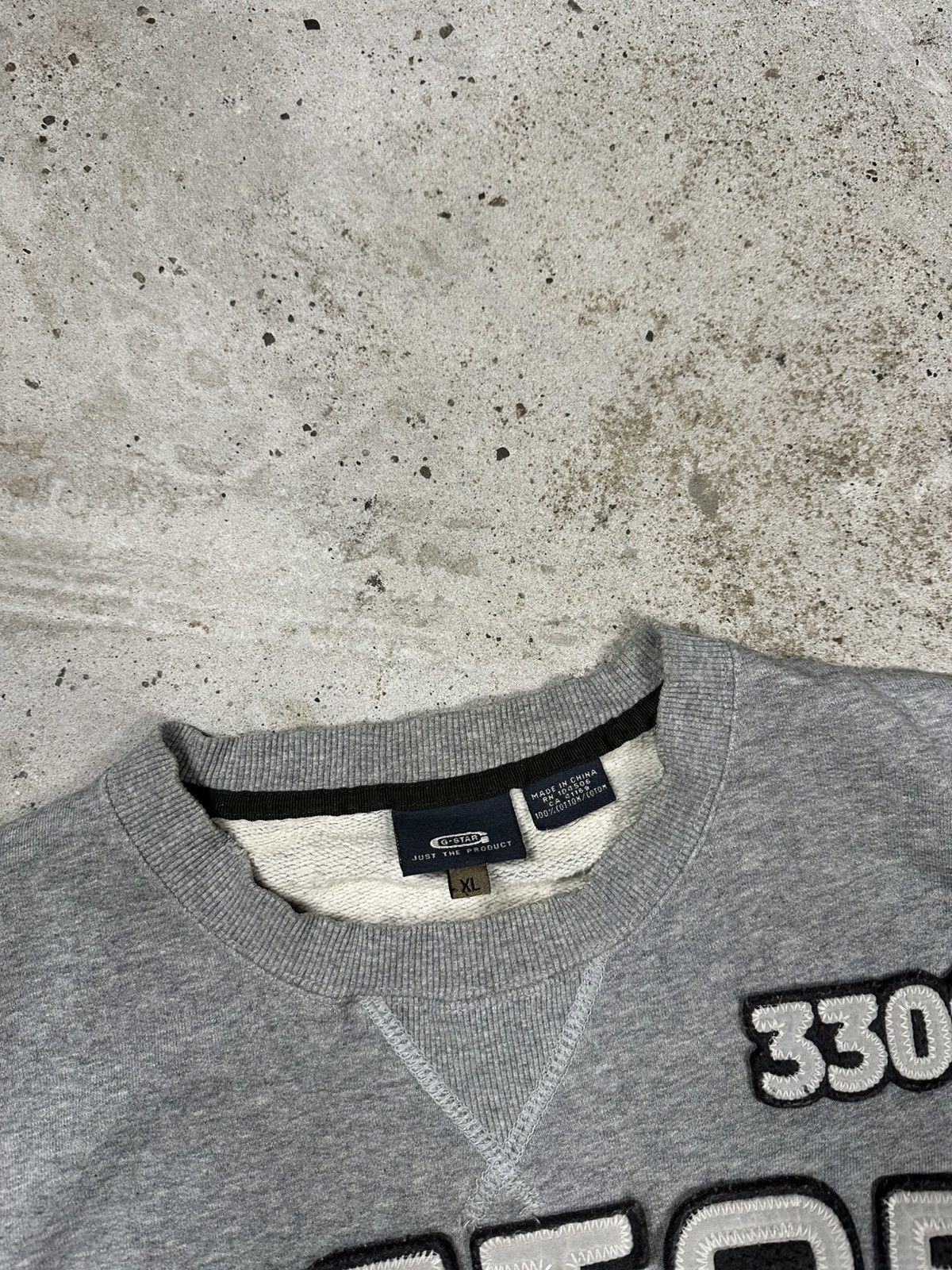 G-Star Vintage Y2K G Star Raw Distressed Crewneck Sweatshirt Logo Size US XL / EU 56 / 4 - 11 Thumbnail